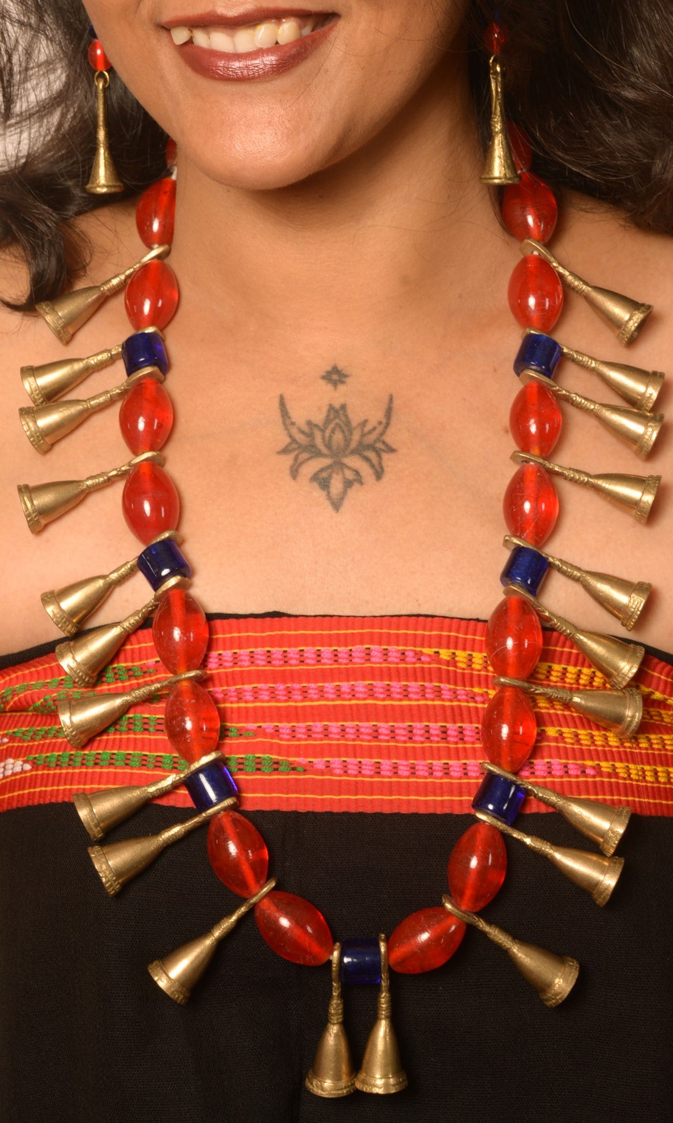 Rachel Naga Tribal Necklace & Earrings set