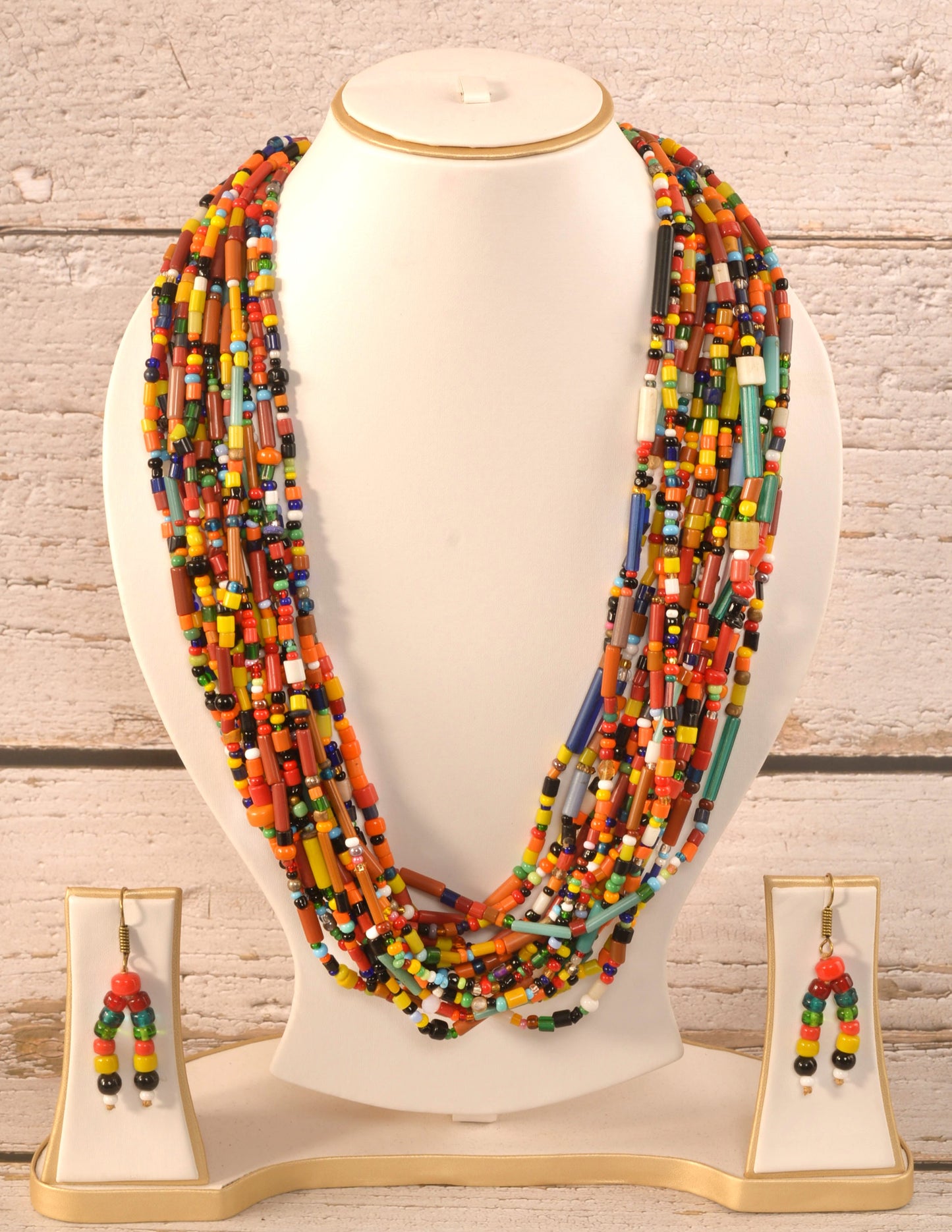 Julie Naga Tribal Necklace & Earrings set