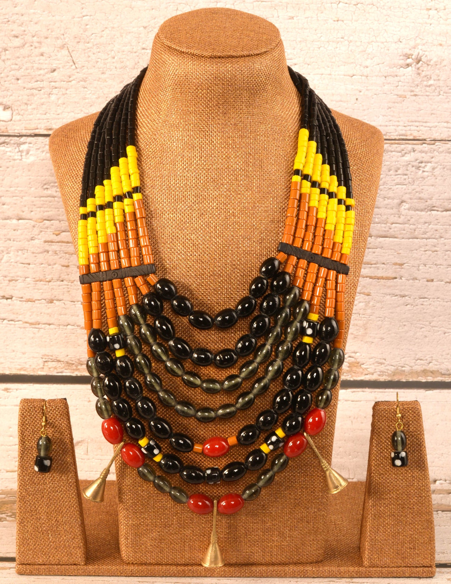 Jill Naga Tribal Necklace & Earrings set