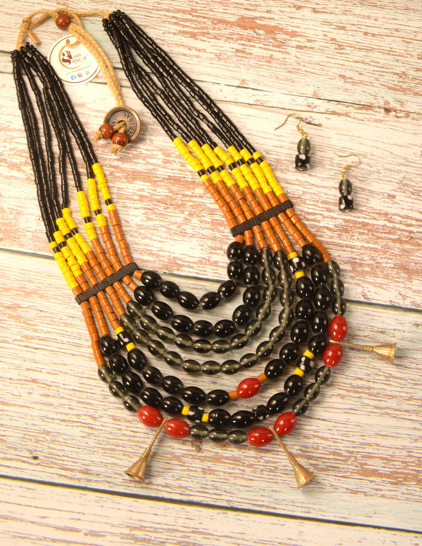 Jill Naga Tribal Necklace & Earrings set
