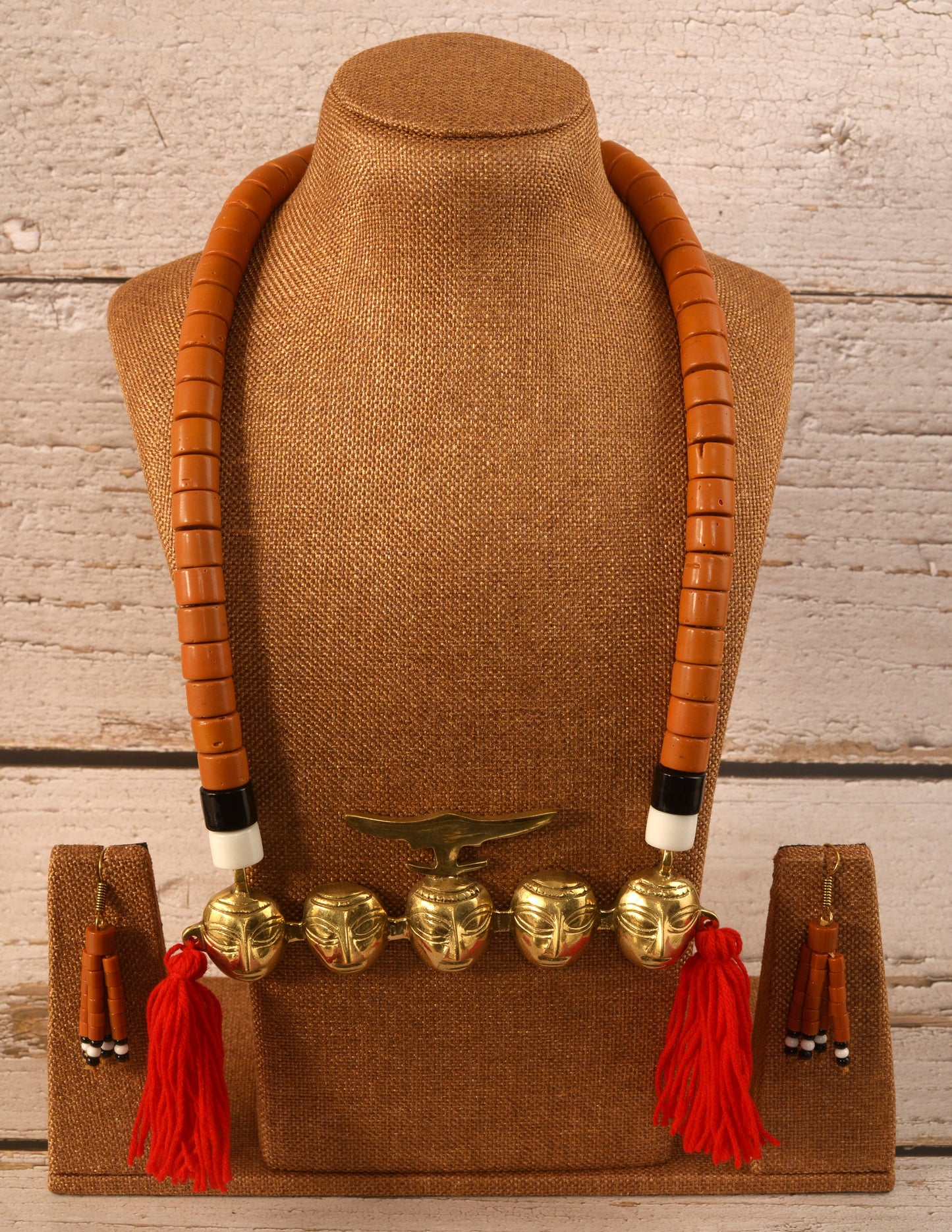 Monica Naga Tribal Necklace & Earrings set