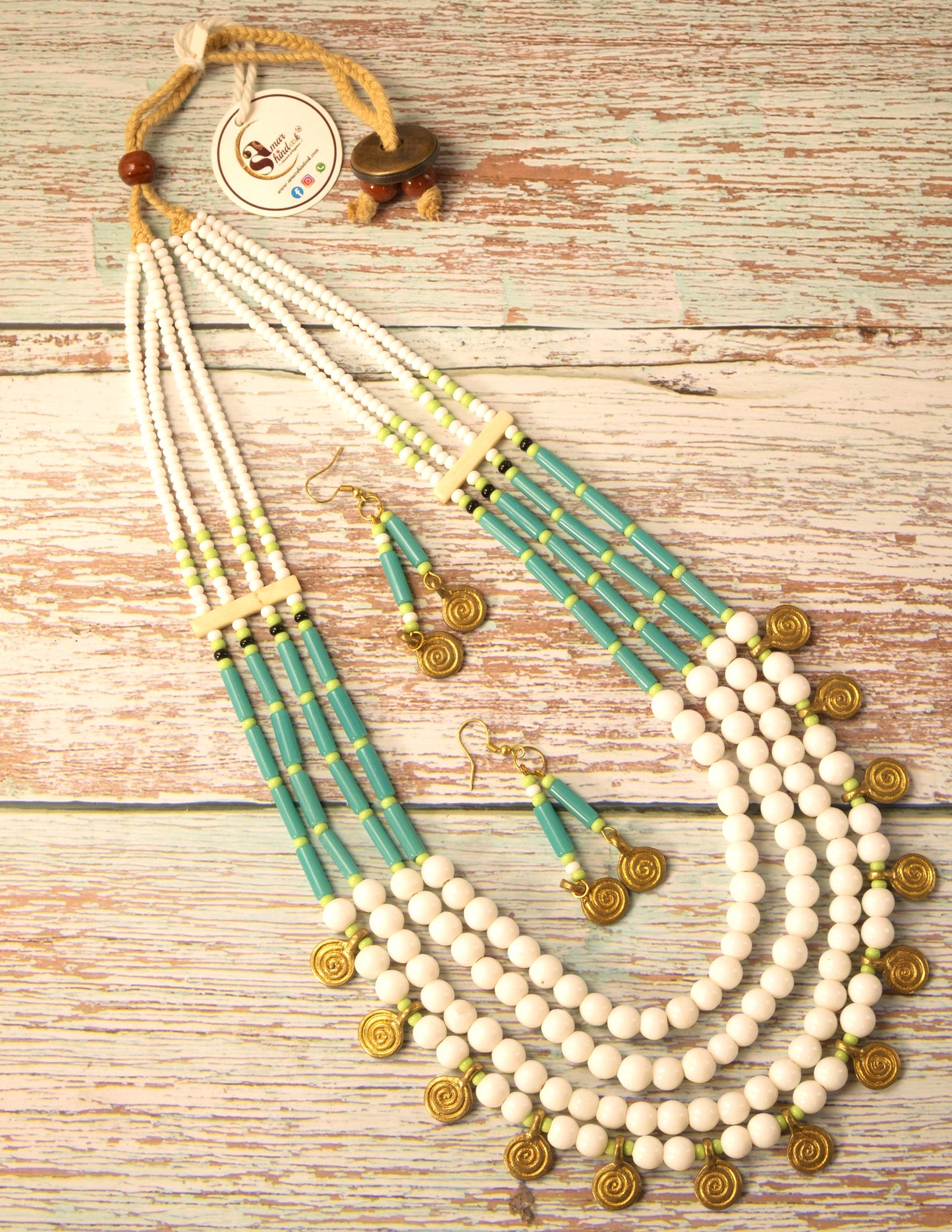 Samantha Naga Necklace & Earrings set