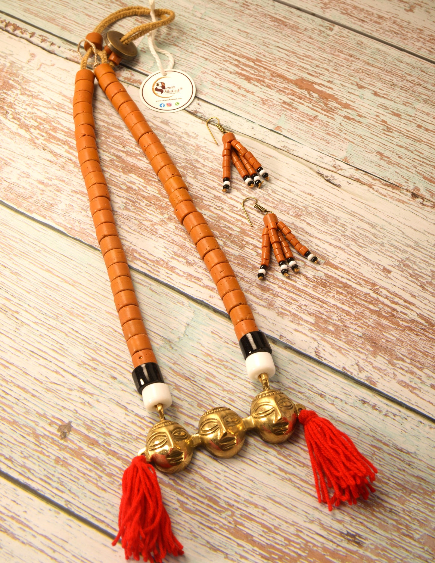Nina Naga Tribal Necklace & Earrings set