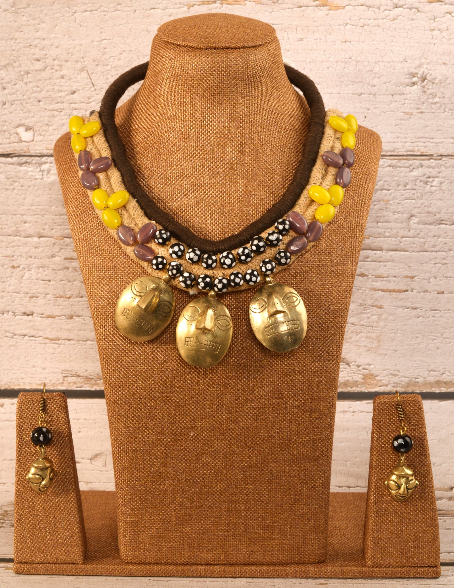 Alma Naga Tribal Necklace & Earrings set