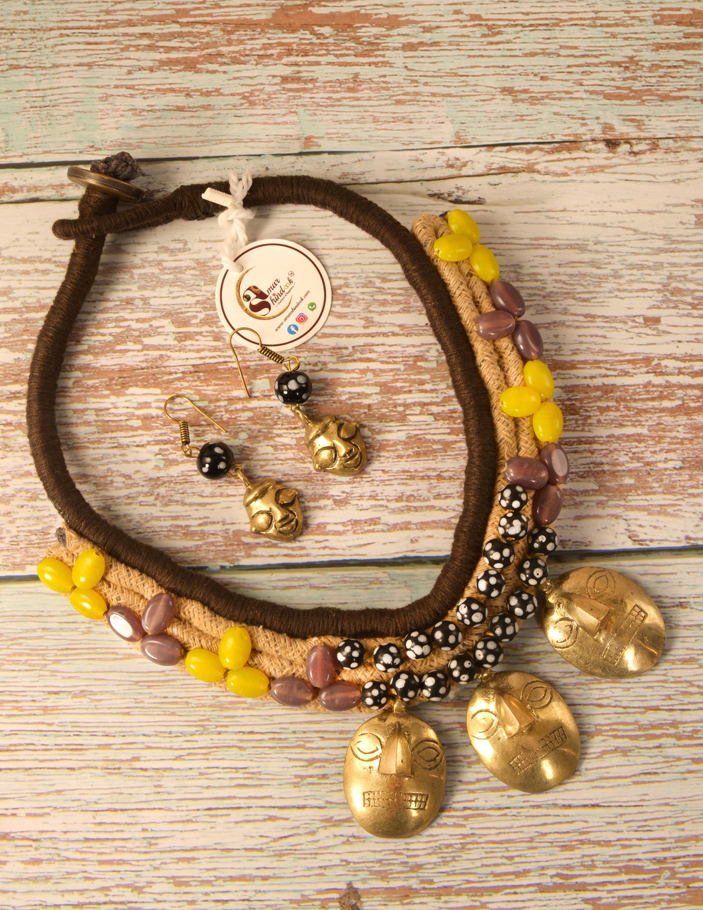 Alma Naga Tribal Necklace & Earrings set