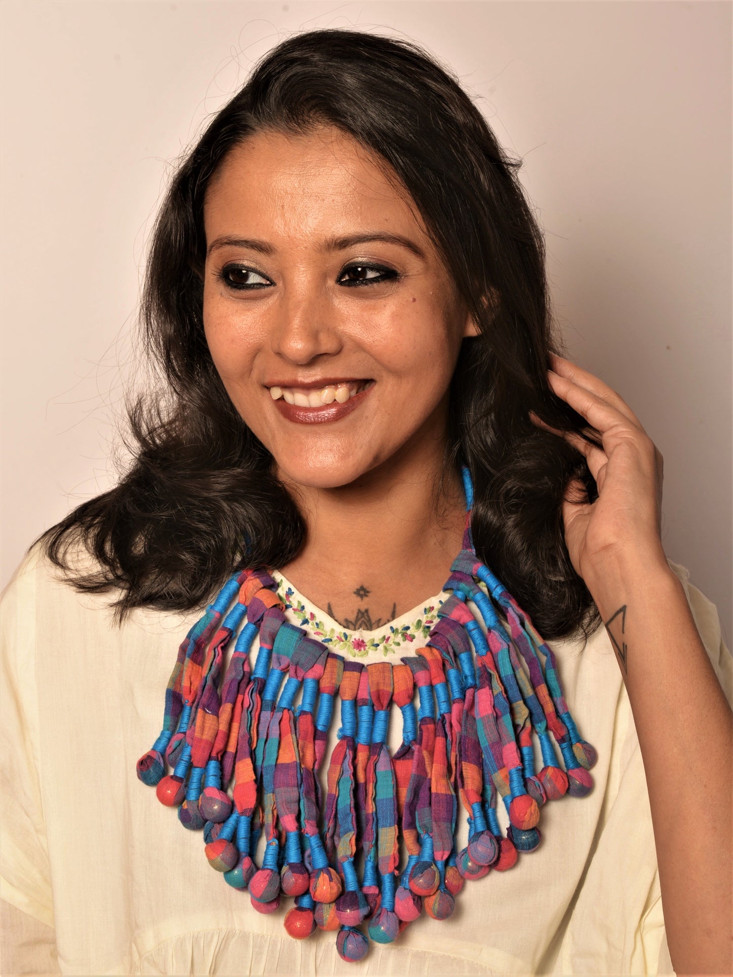 Aavani Fabric Necklace