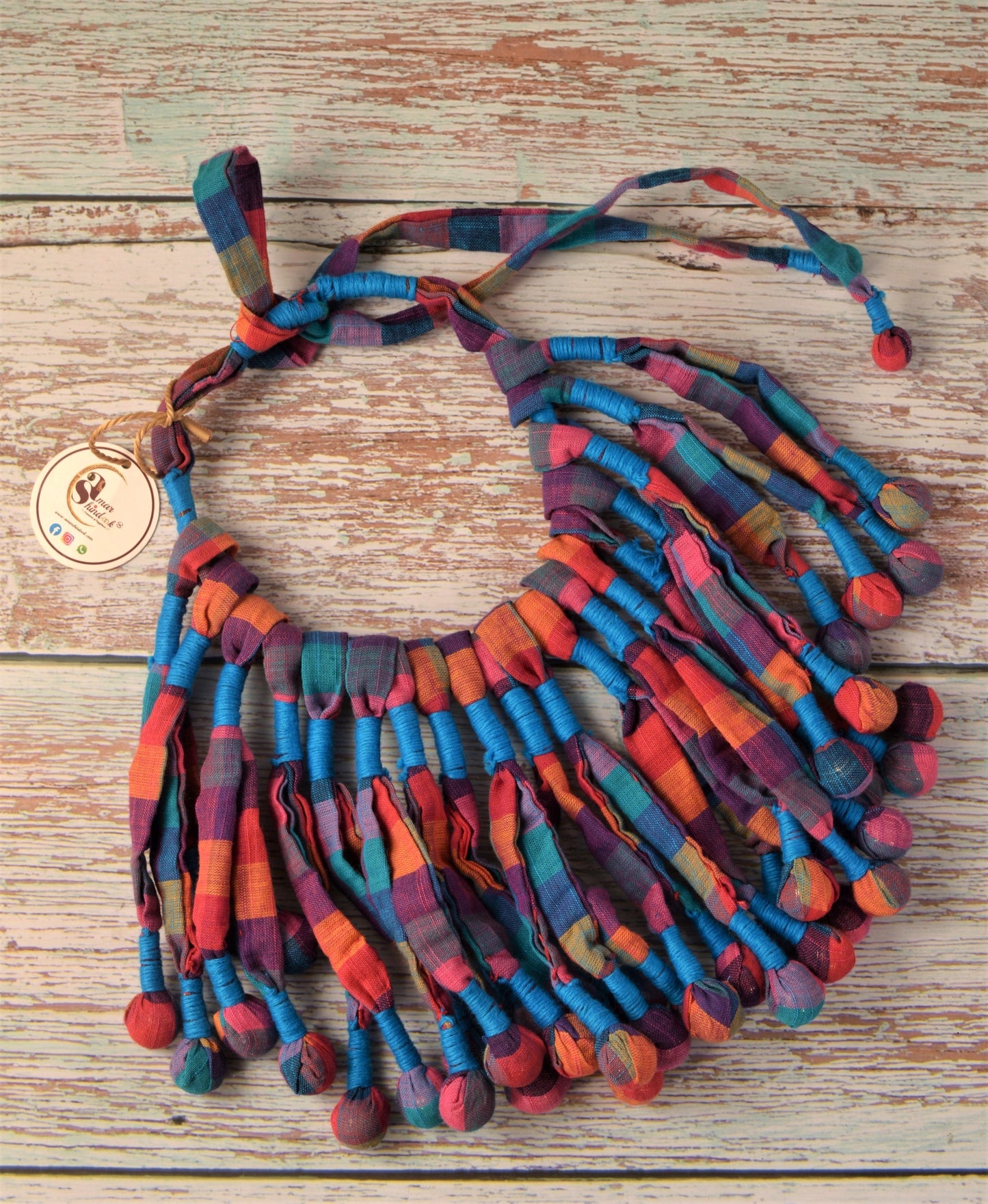 Aavani Fabric Necklace