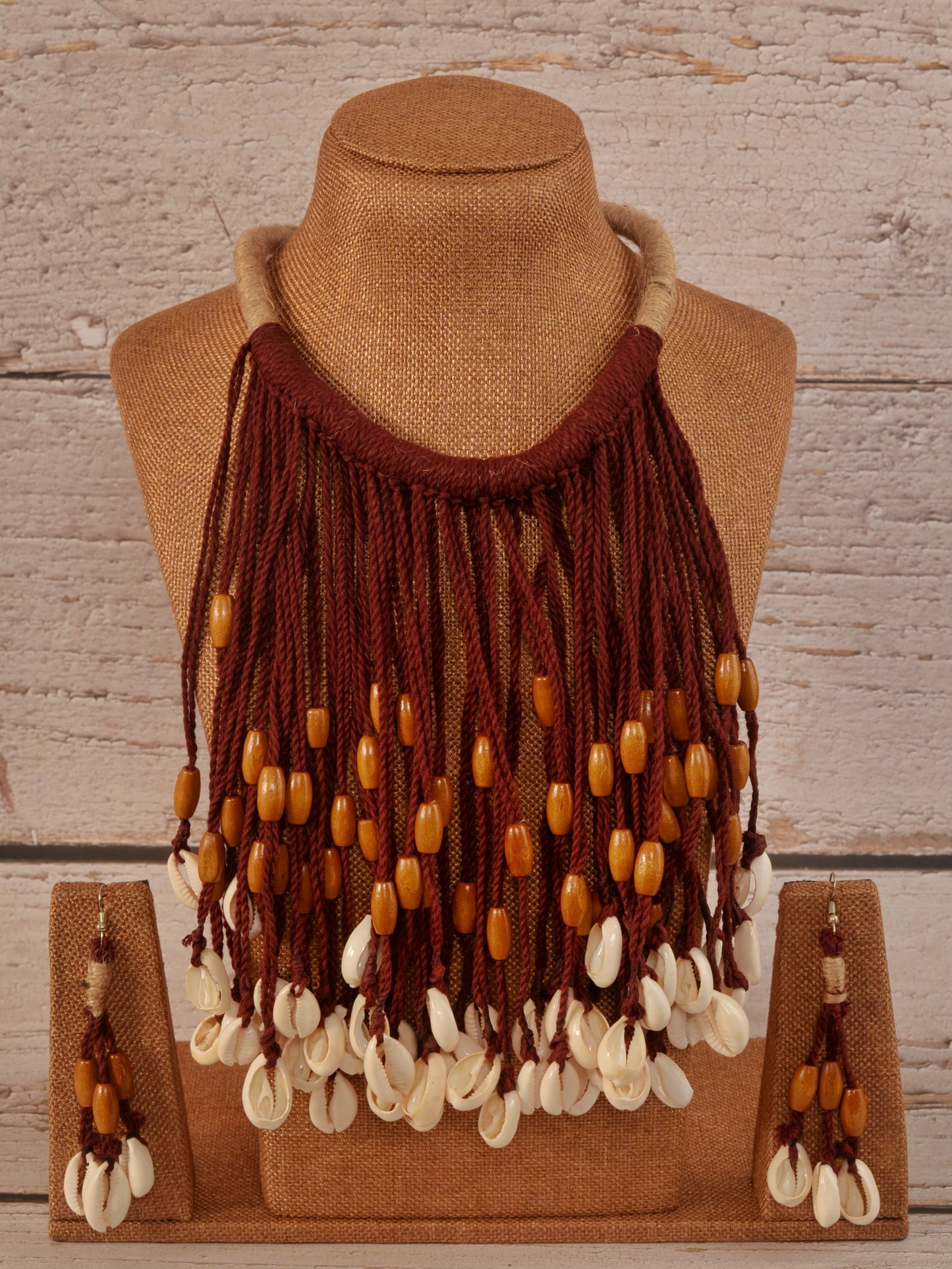 Abhilasa Fabric Necklace & Earrings set