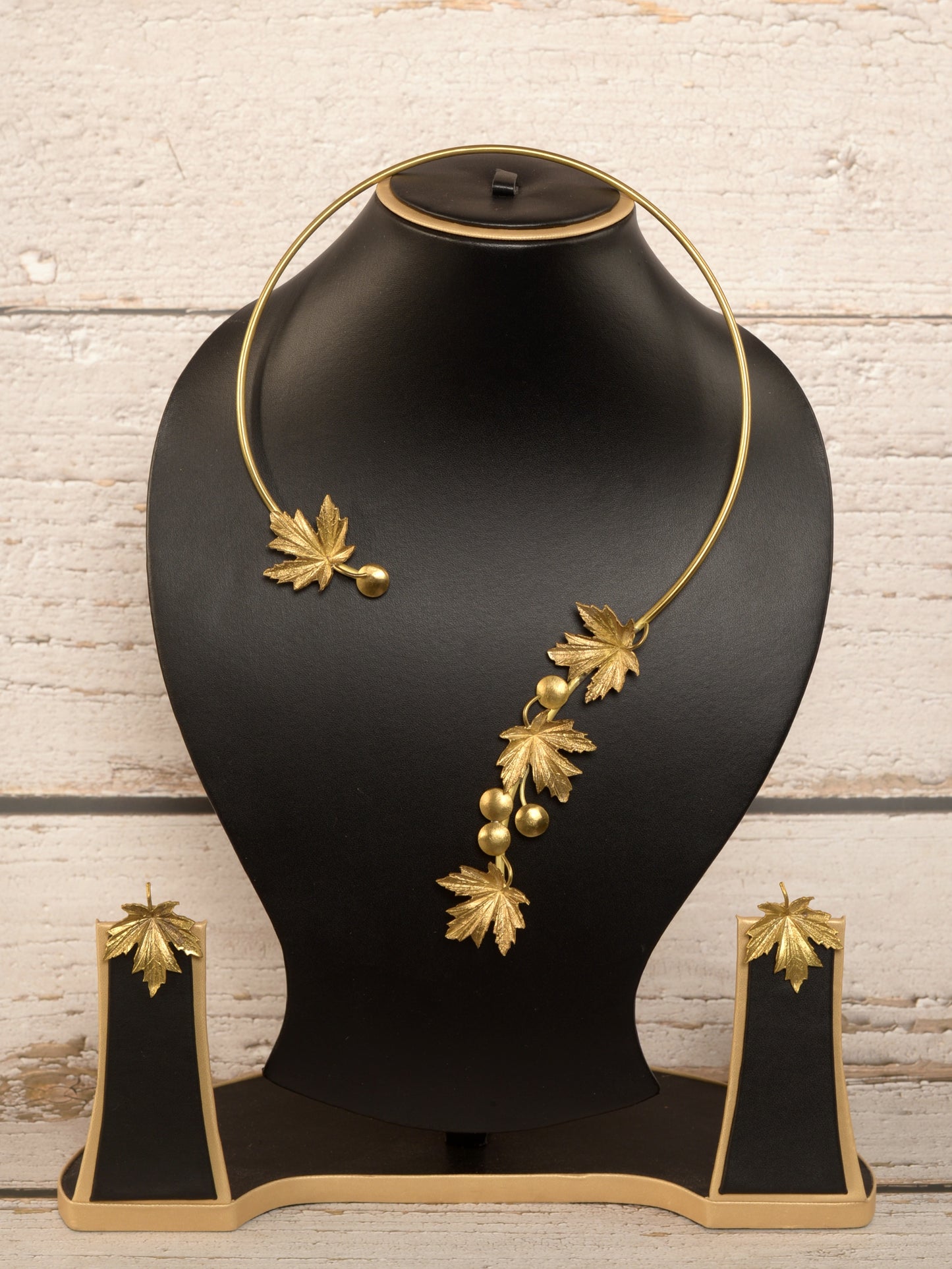Aadhya Brass Necklace & Earring set