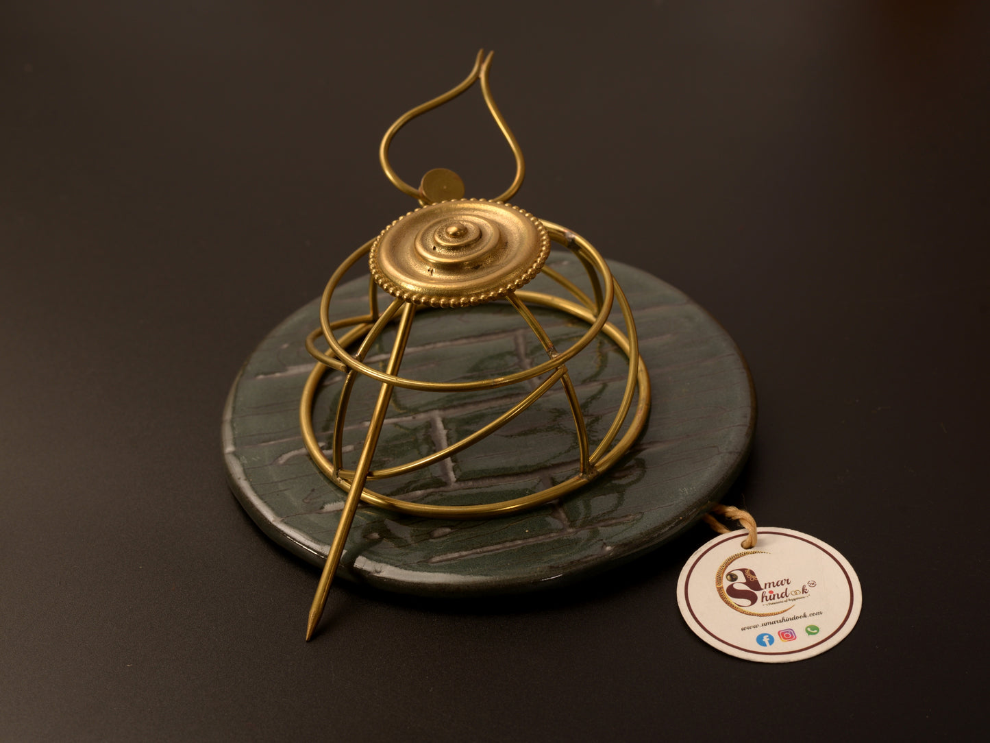 Aarna Brass Hair Bun