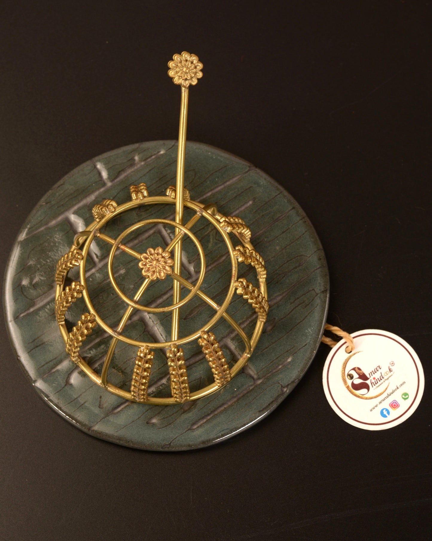 Aarti Brass Hair Bun