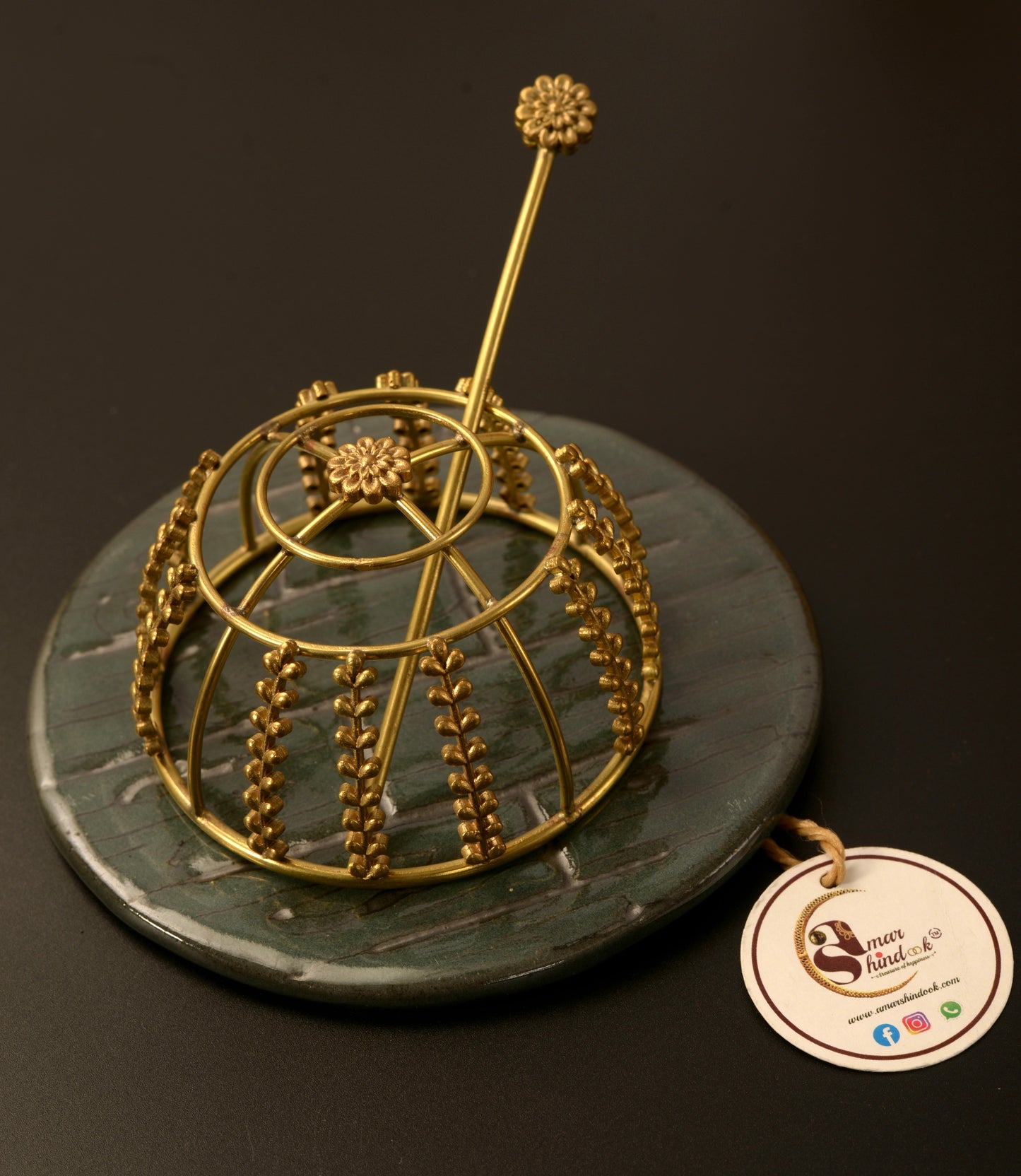 Aarti Brass Hair Bun