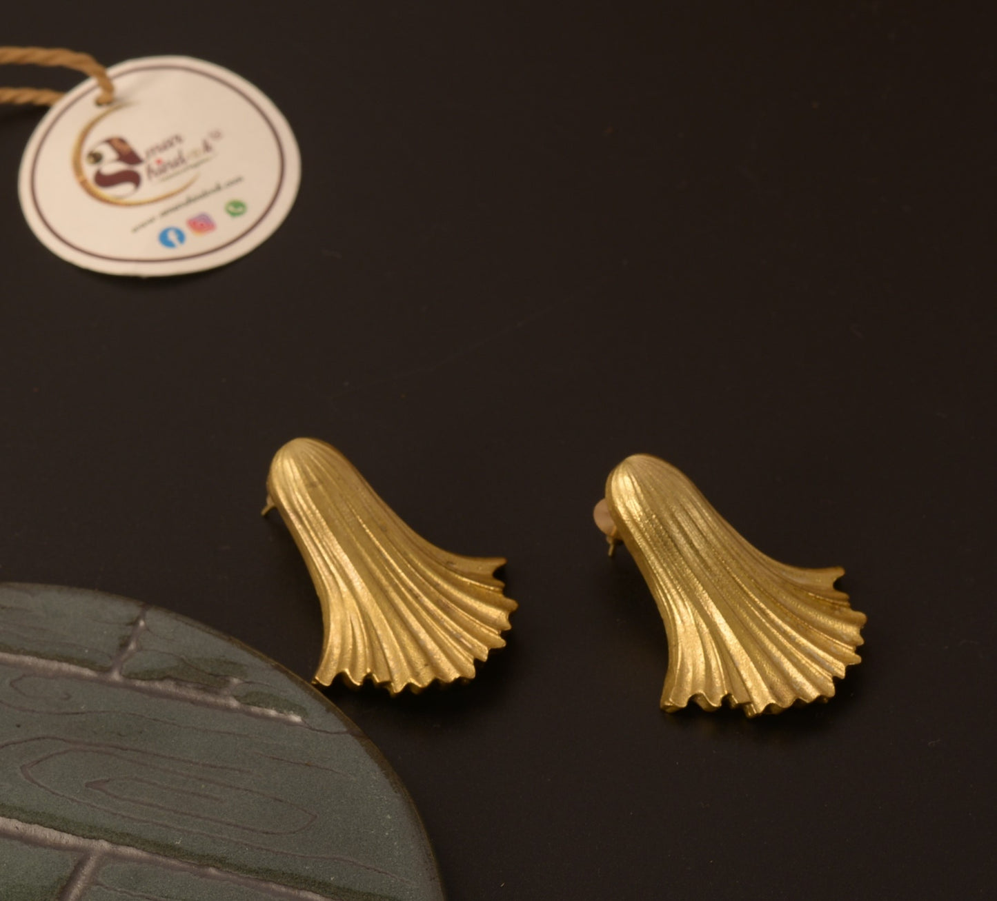 Aaradhita Brass Earrings