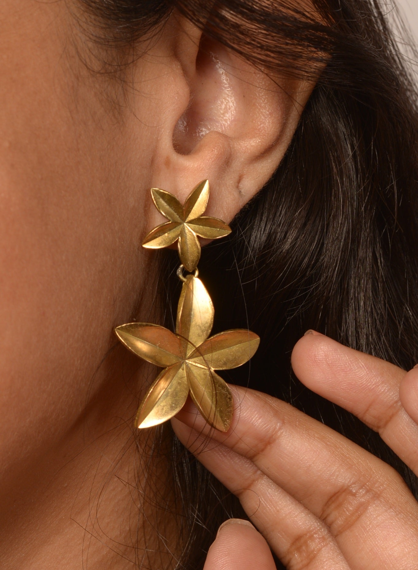 Chhanda Brass Necklace & Earrings set