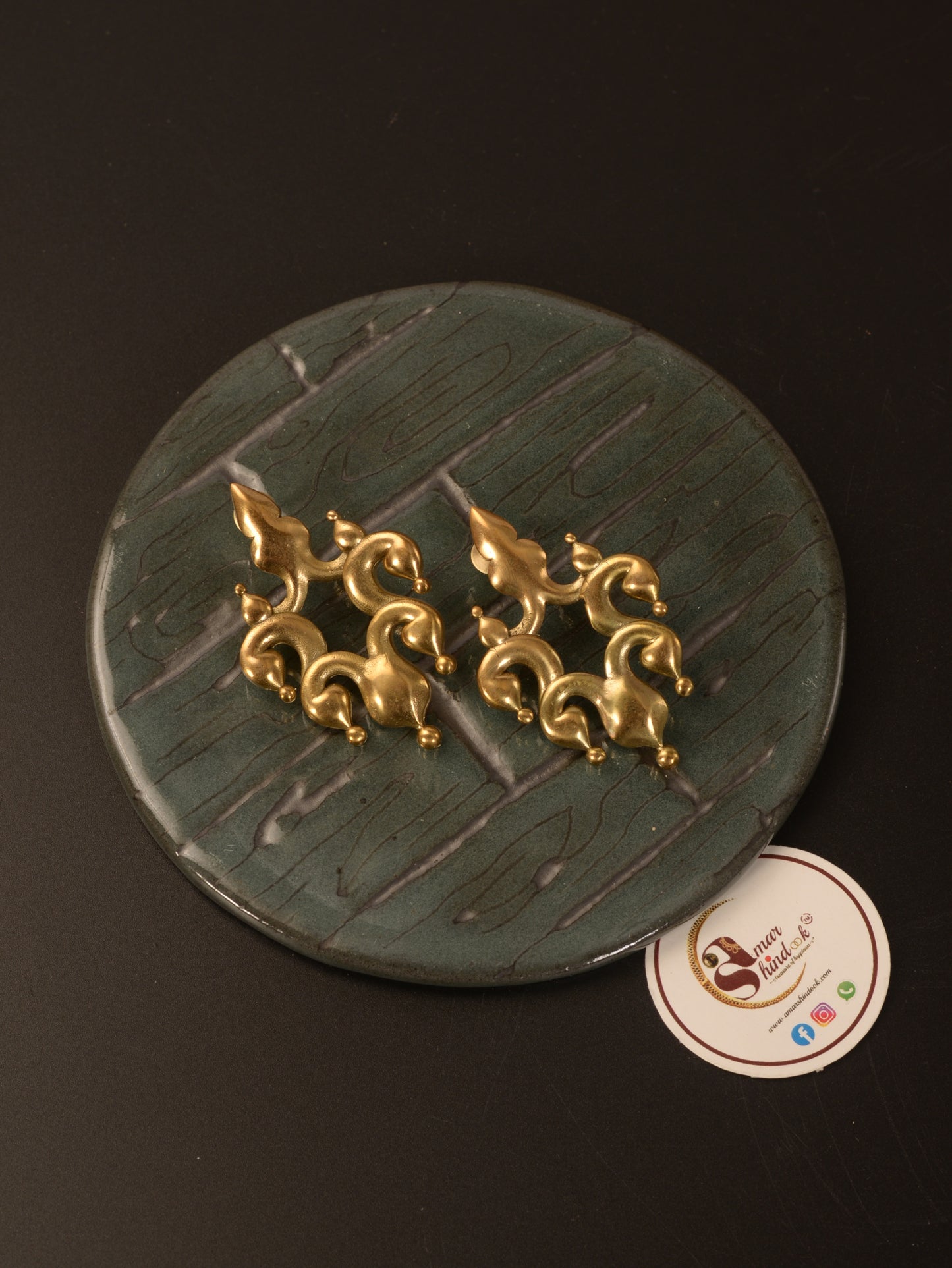 Chitrani Brass Earrings