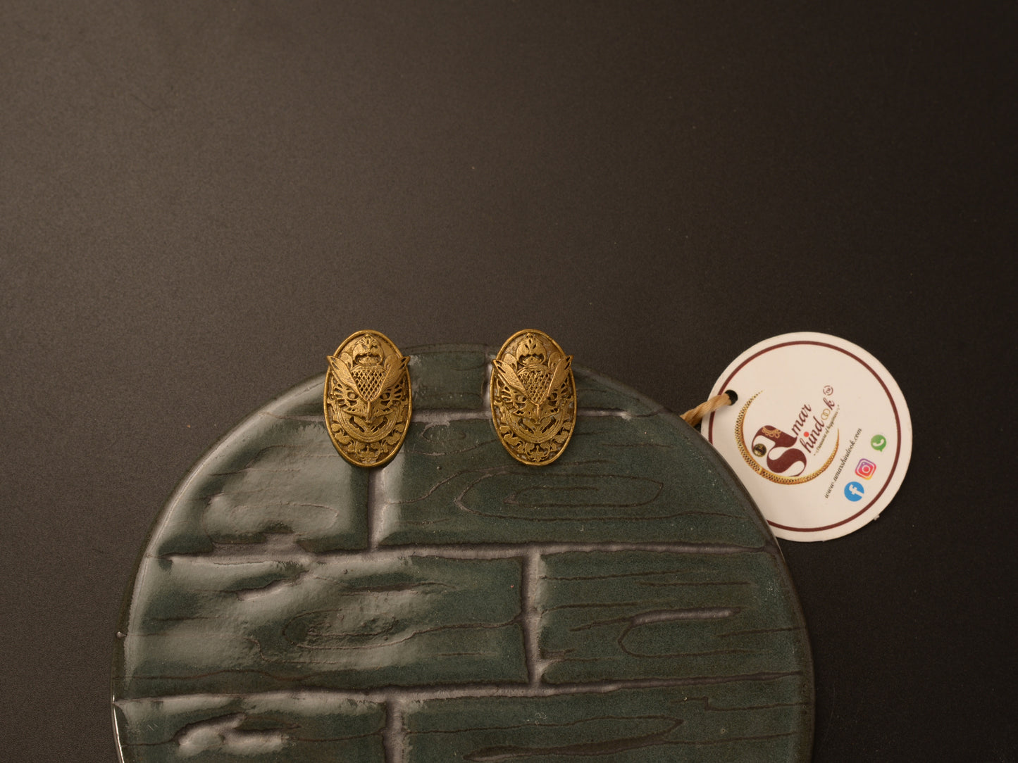 Chintanika Brass Earrings