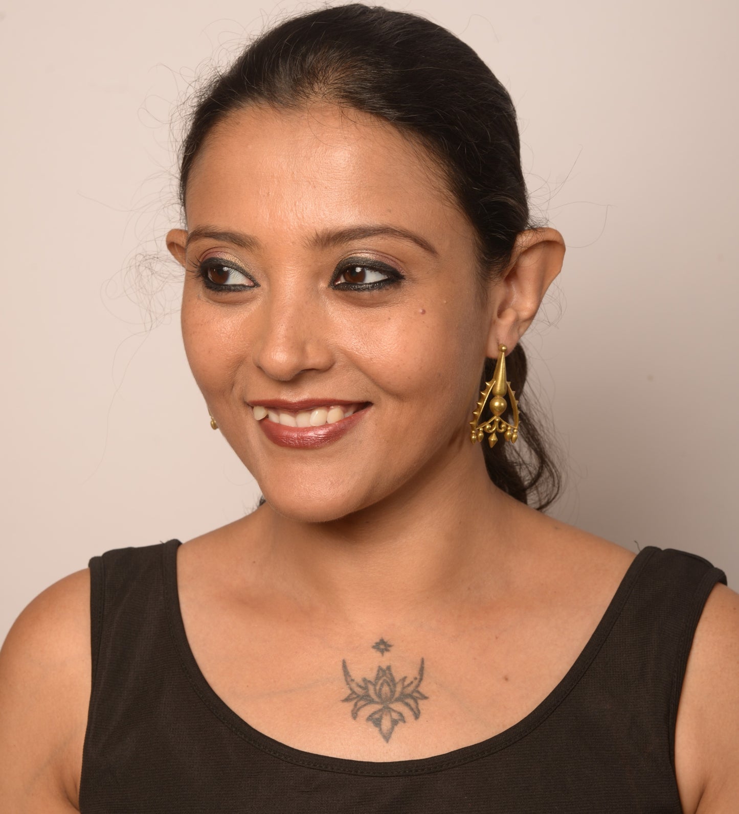 Damini Brass Earrings
