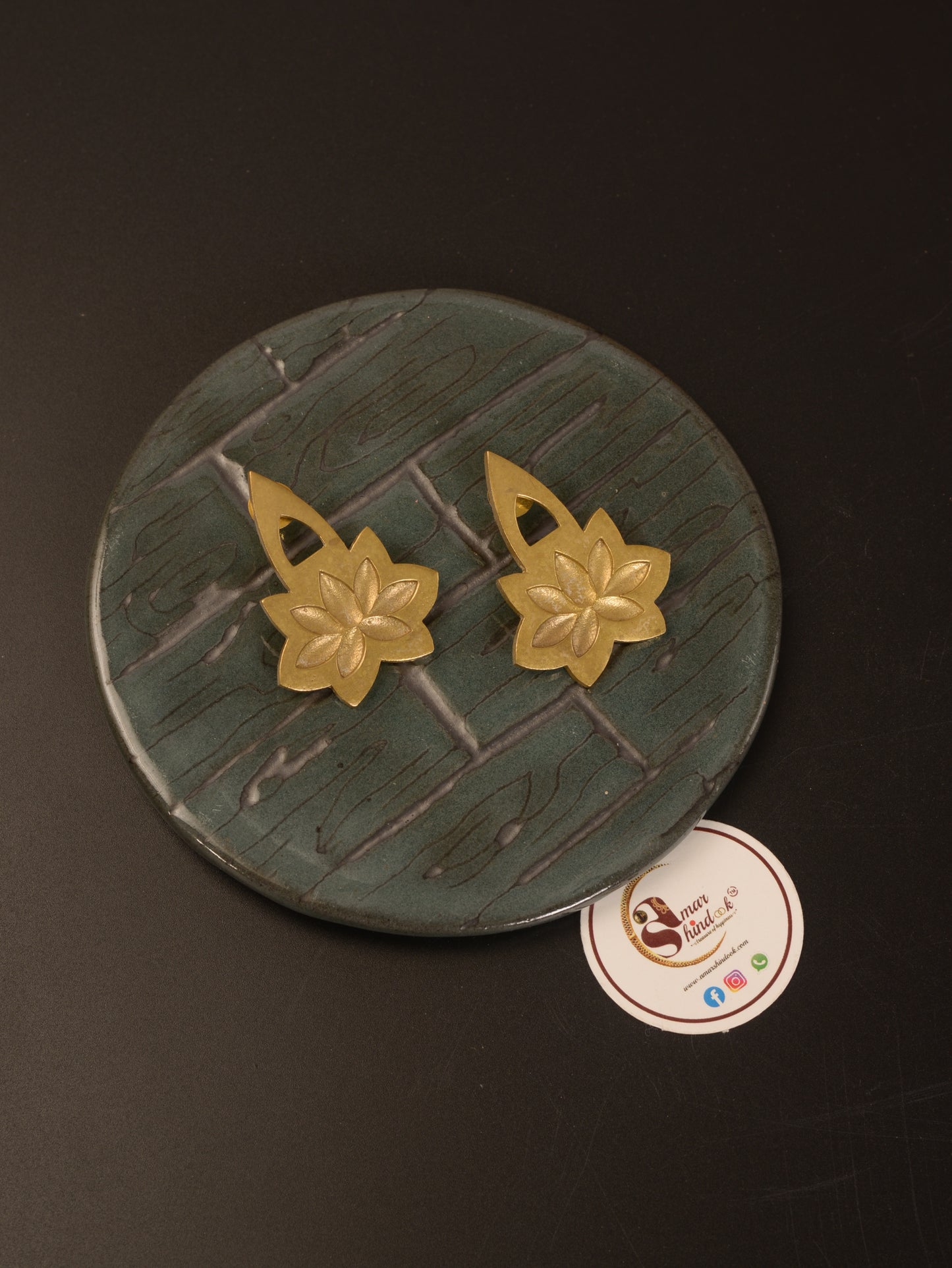 Kavika Brass Earrings