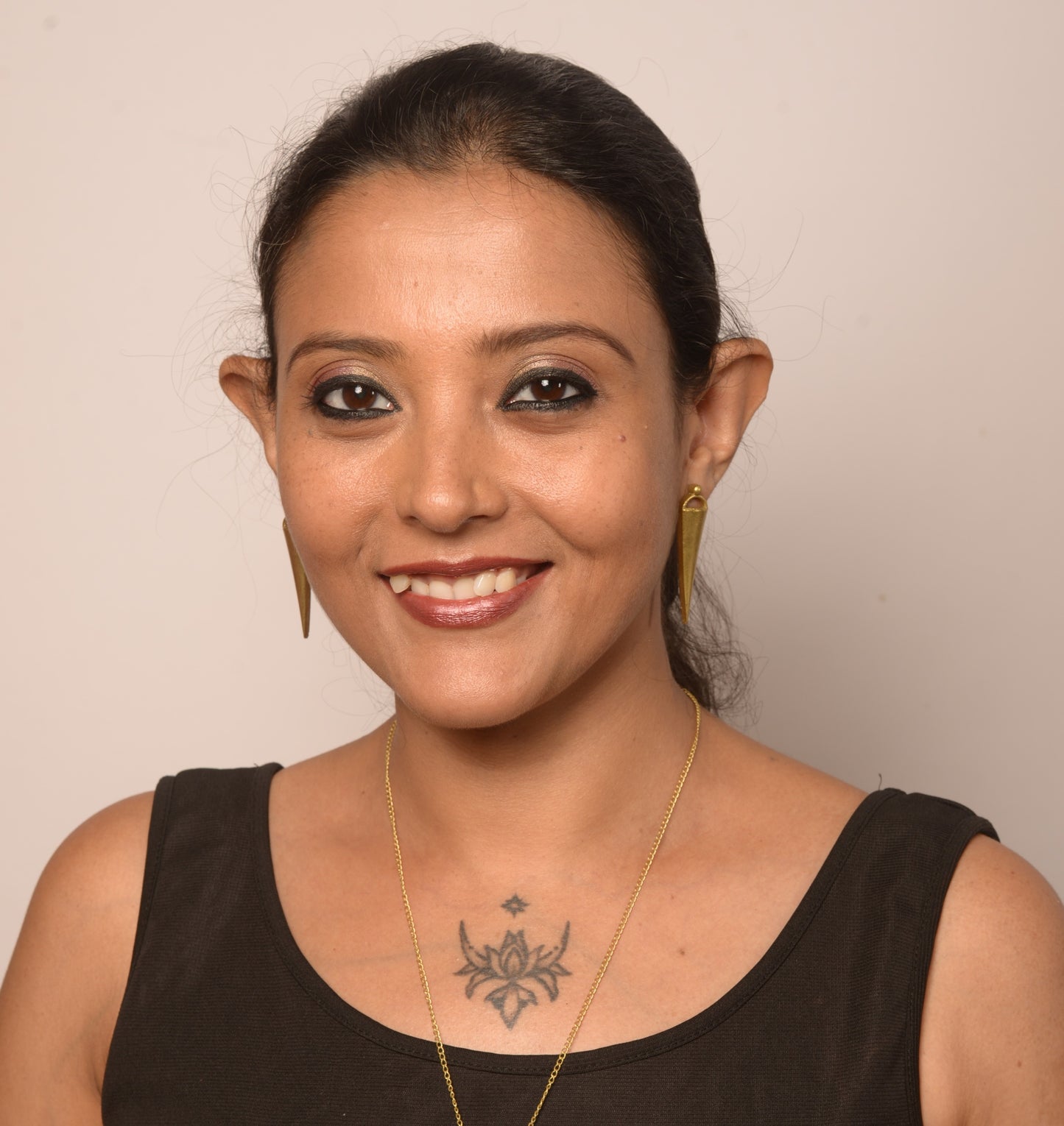 Dharini Brass Earrings