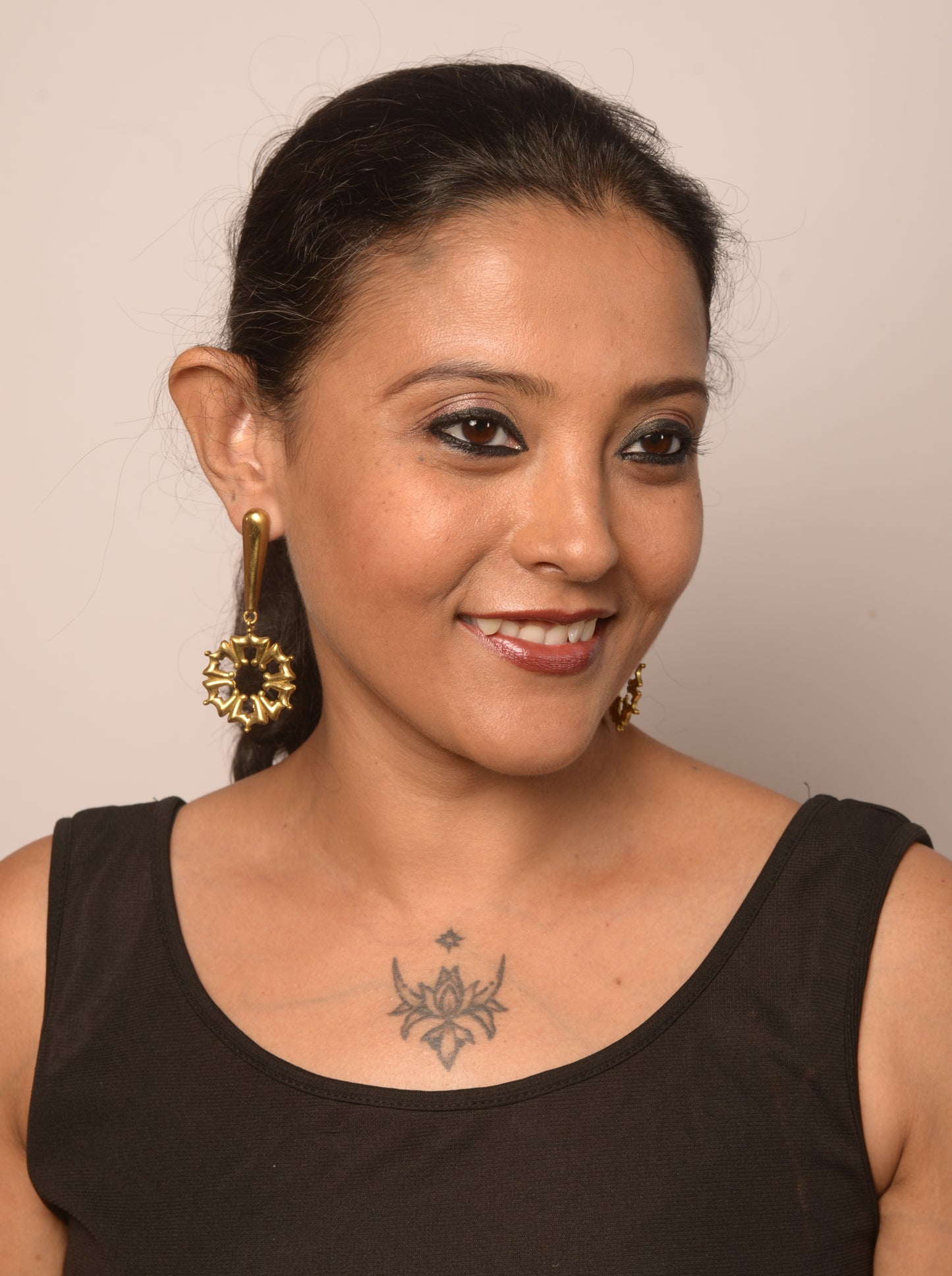 Dhristi Brass Earrings