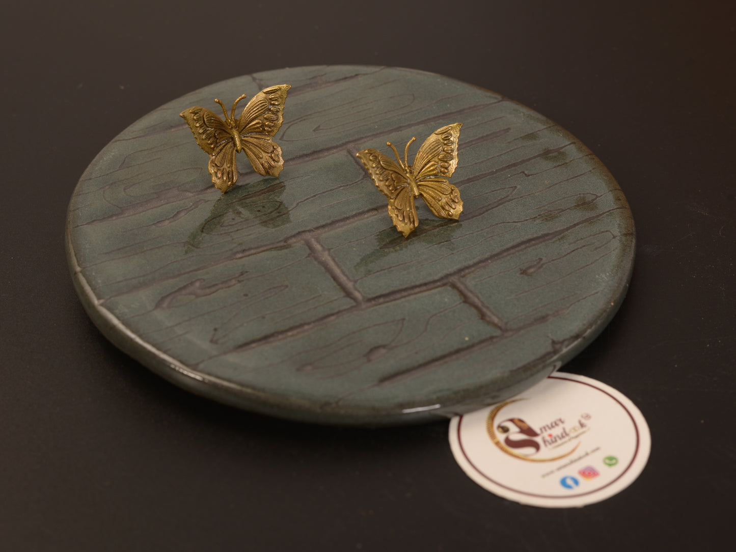 Kashika Brass Earrings
