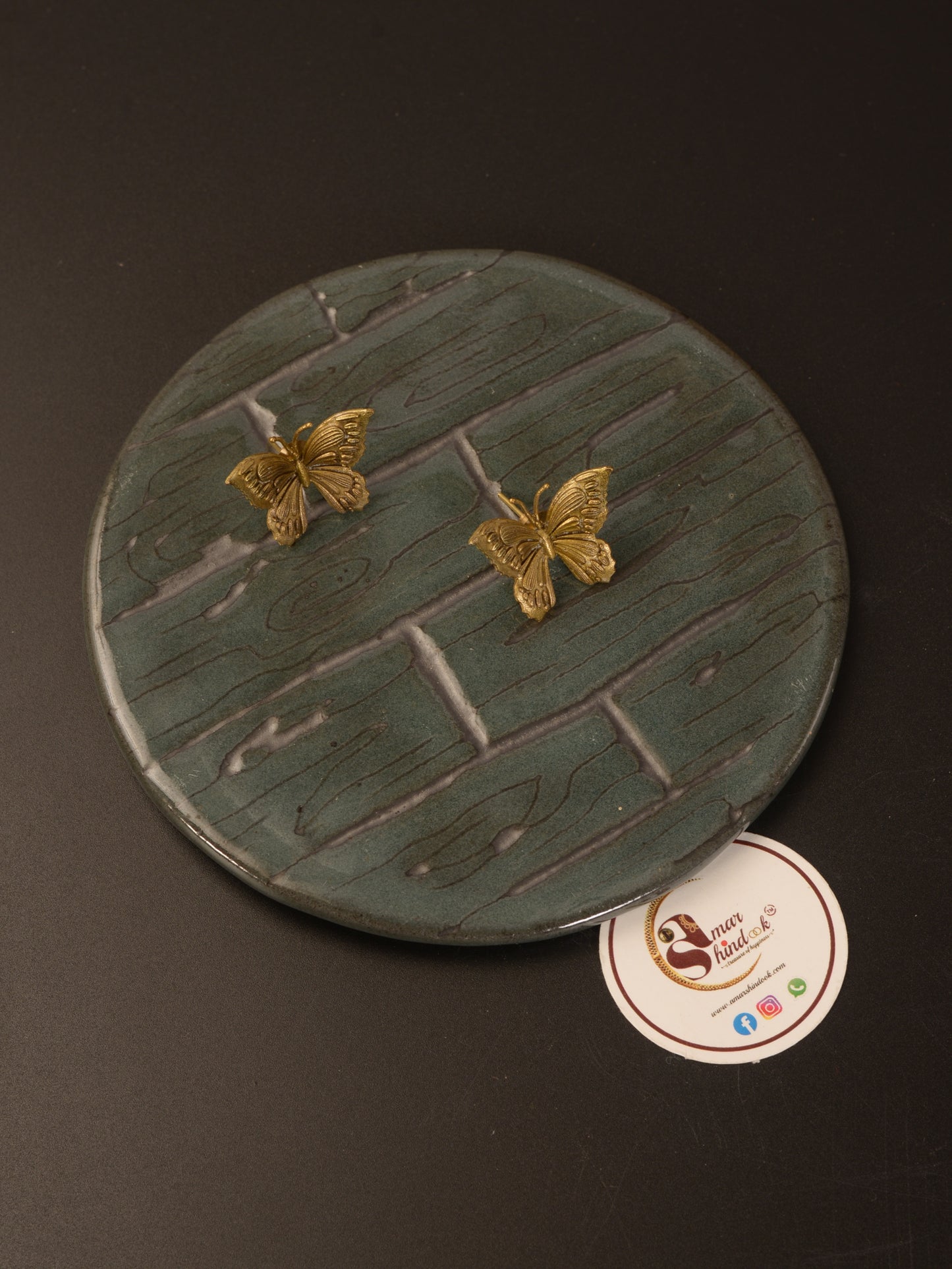Kashika Brass Earrings