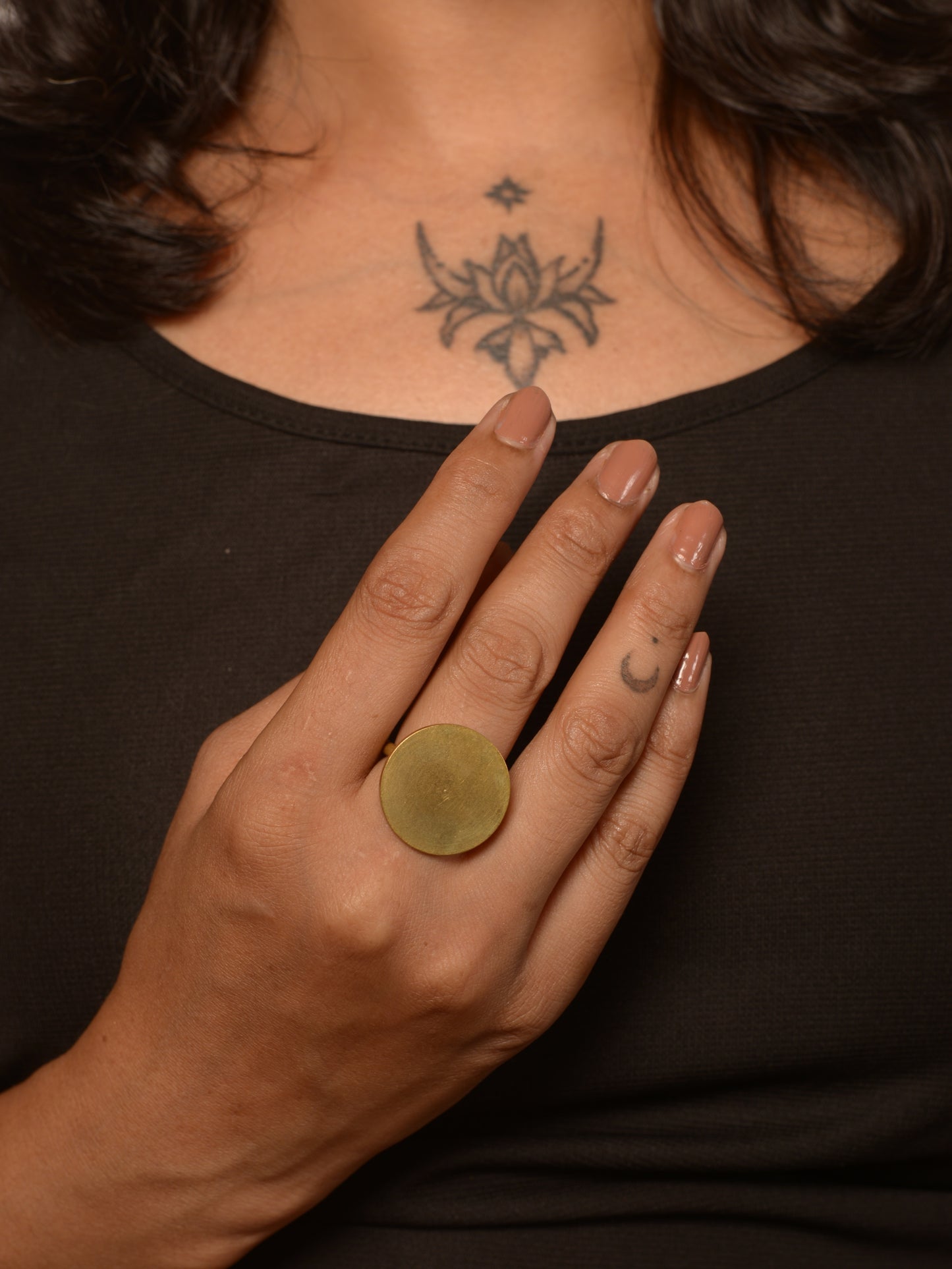 Amuktha Brass Finger Ring