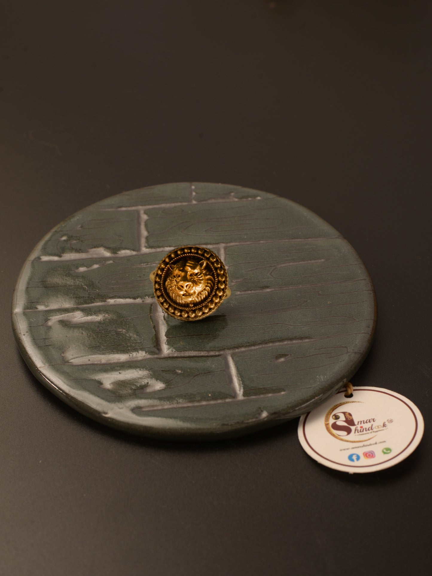 Jayashree Brass Finger Ring