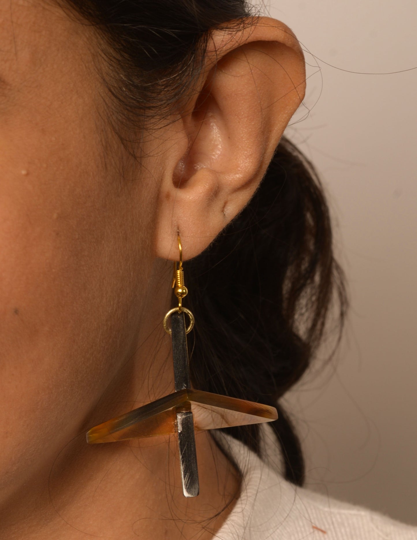 Ziya Horn Earrings