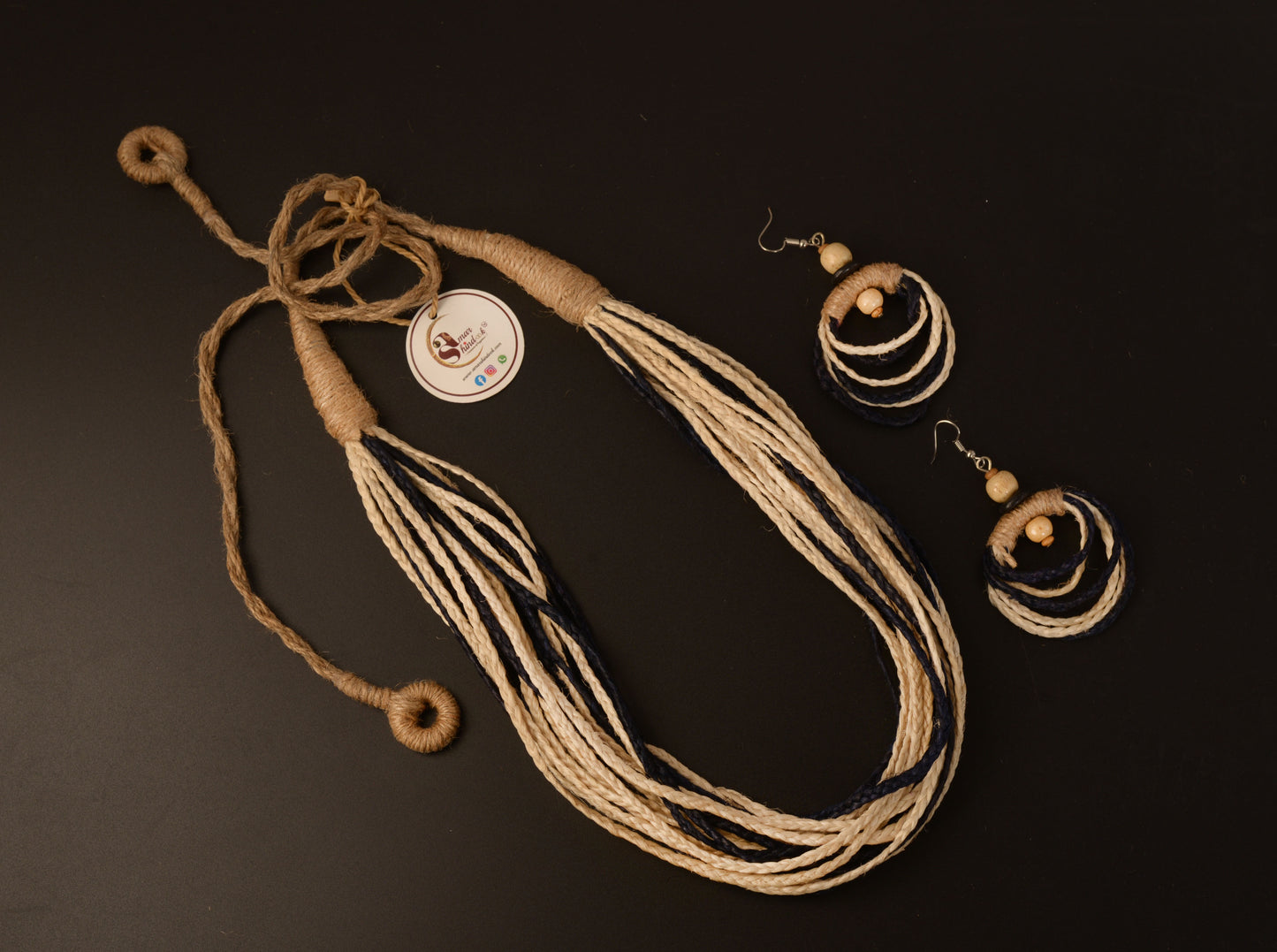 Agnikaa Jute Necklace & Earrings set