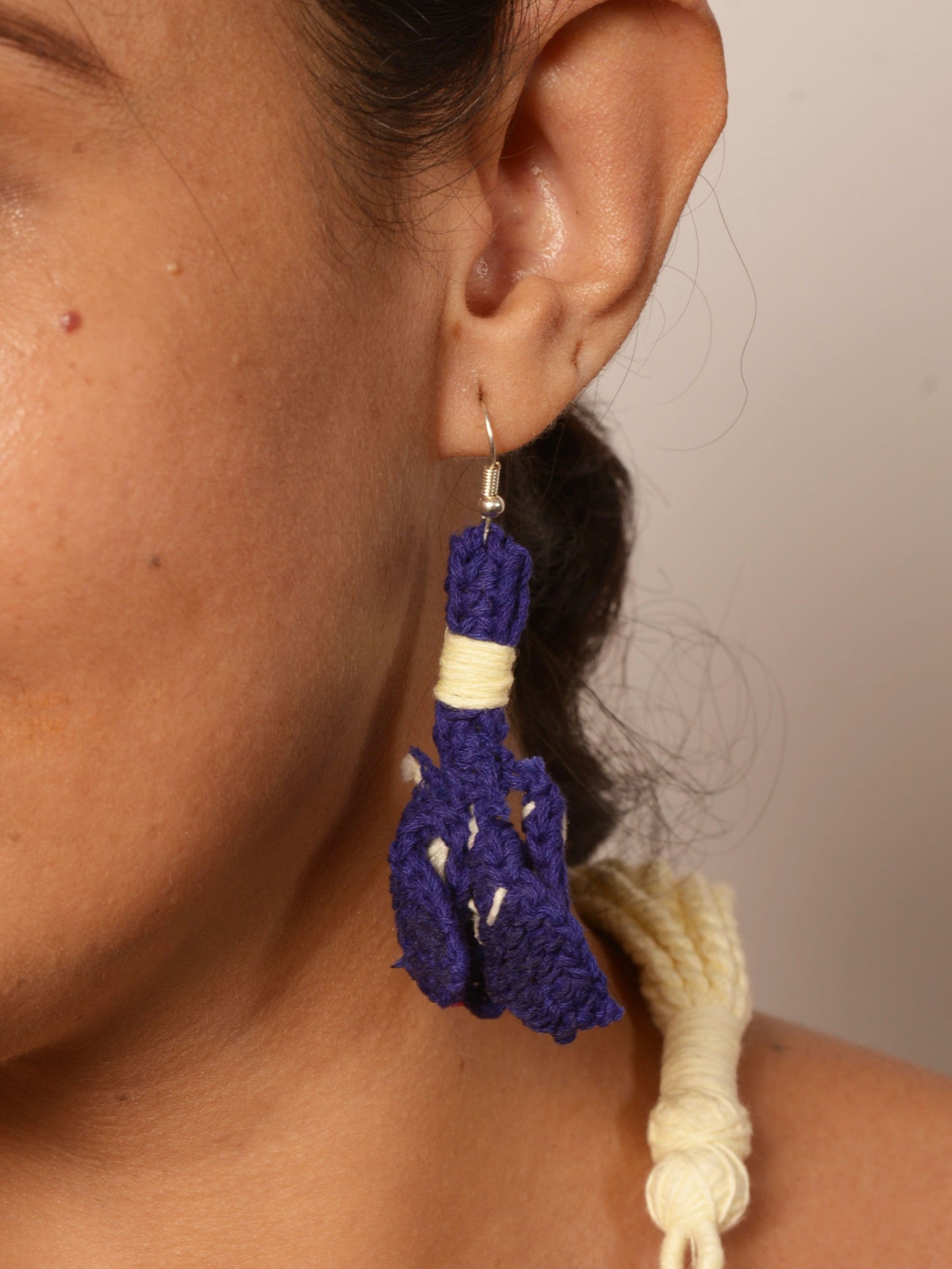 Sanaya Crochet Necklace & Earrings set