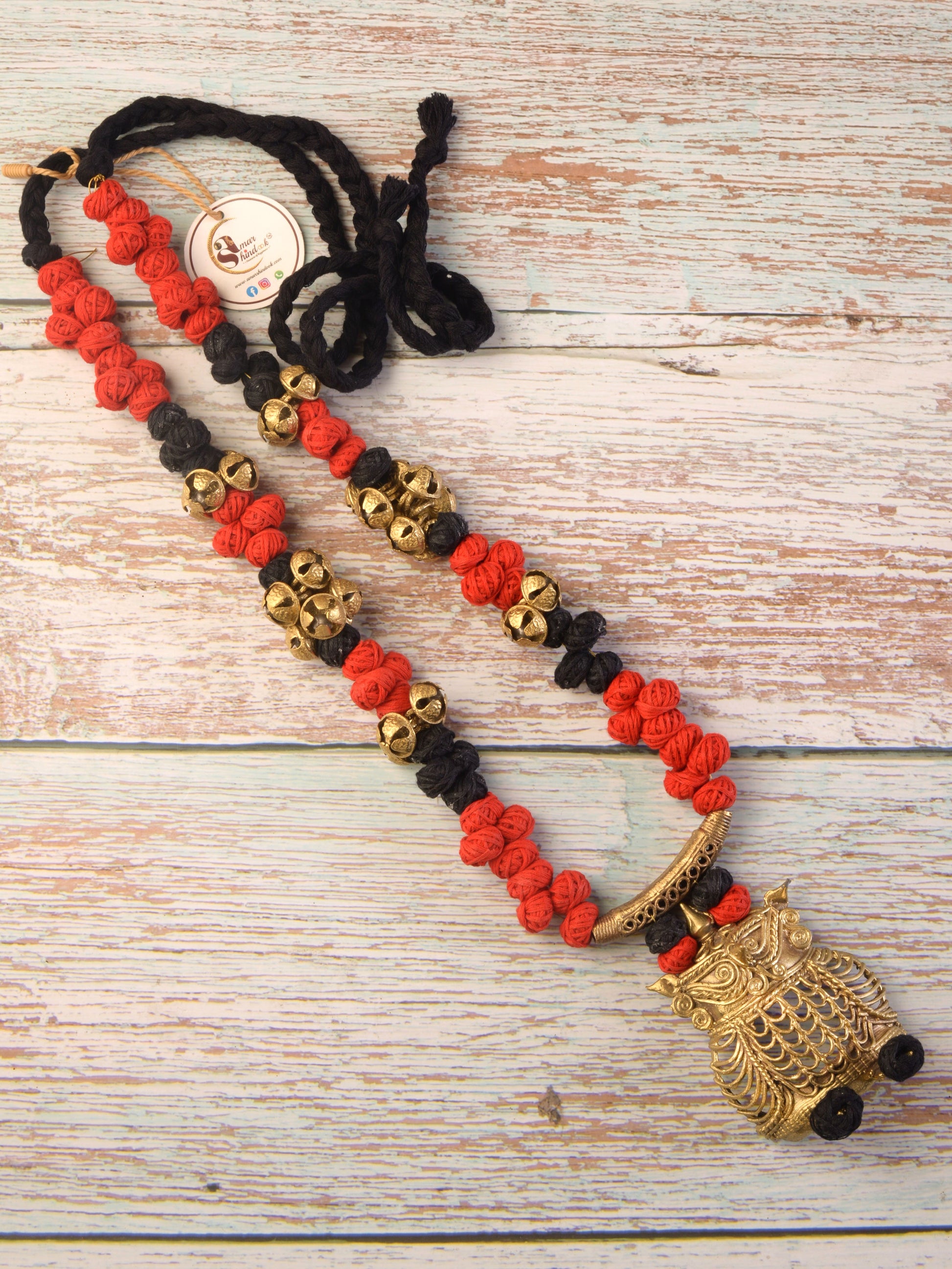 Ishanvi Dokra Jewellery Necklace