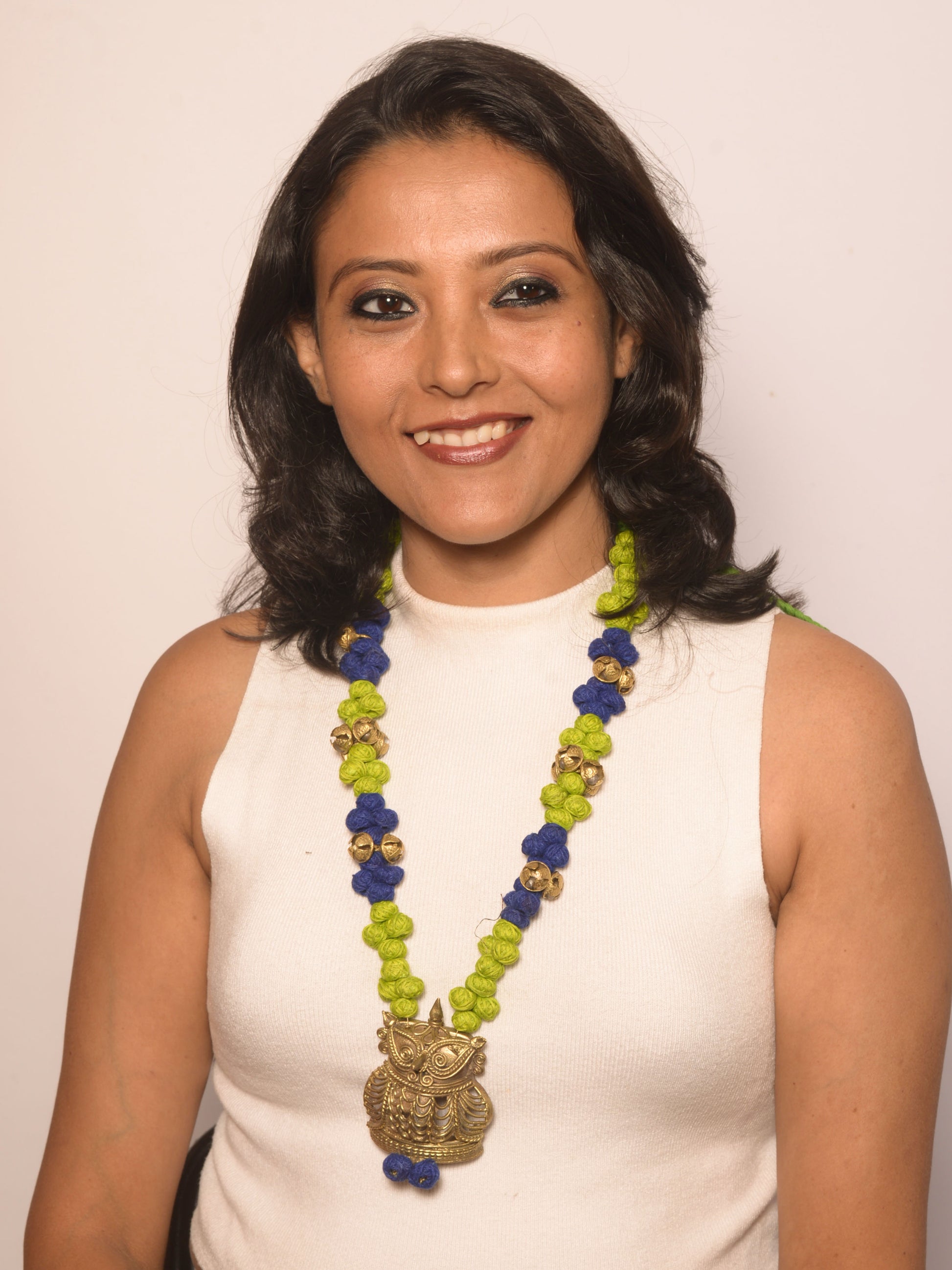 Parthika Dokra Jewellery Necklace