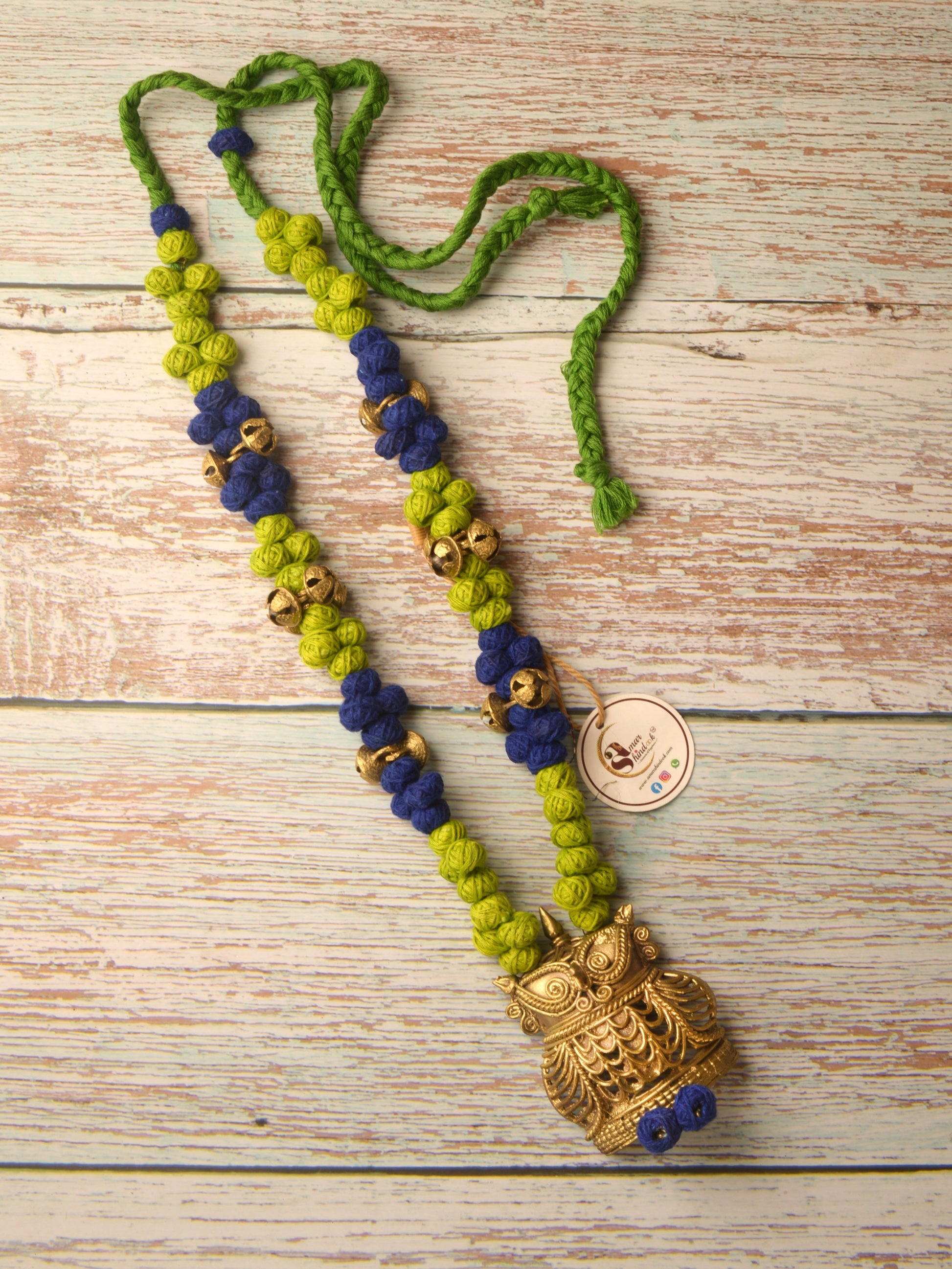 Parthika Dokra Jewellery Necklace