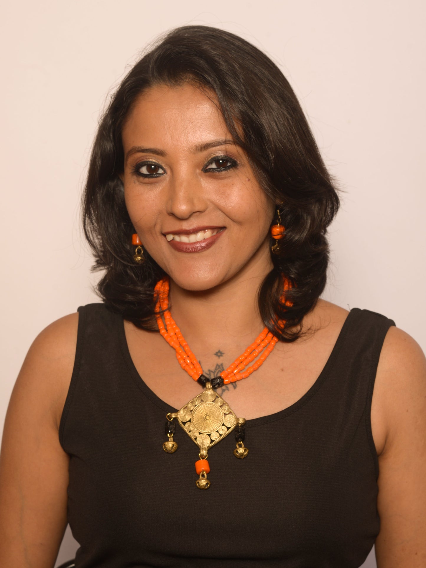 Rishvi Dokra Necklace & Earrings set