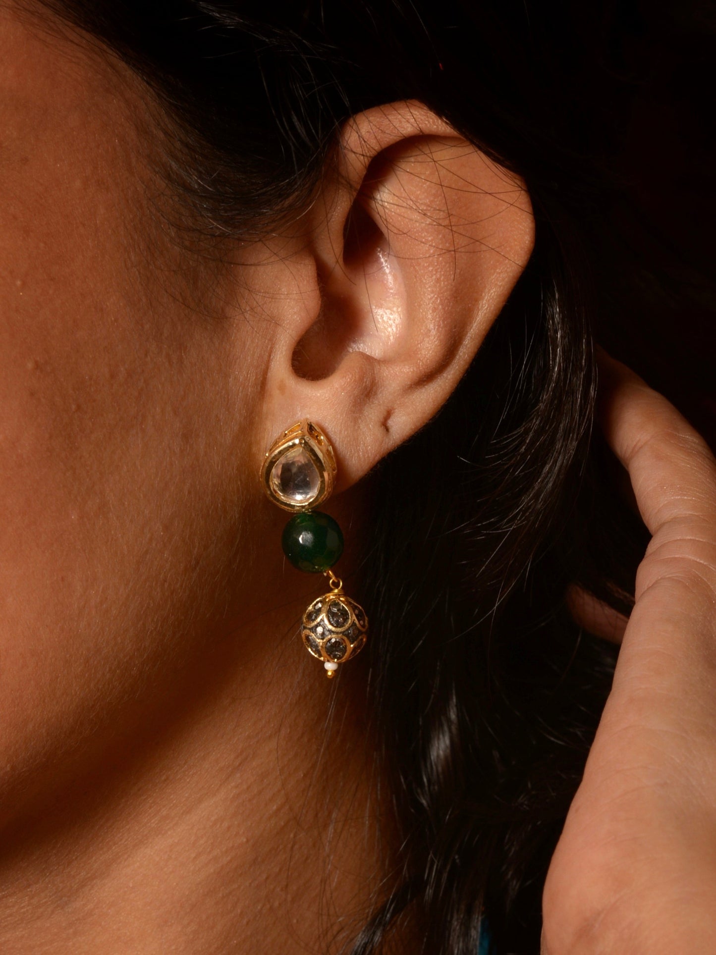 Damayantee Tanjore Necklace & Earrings set