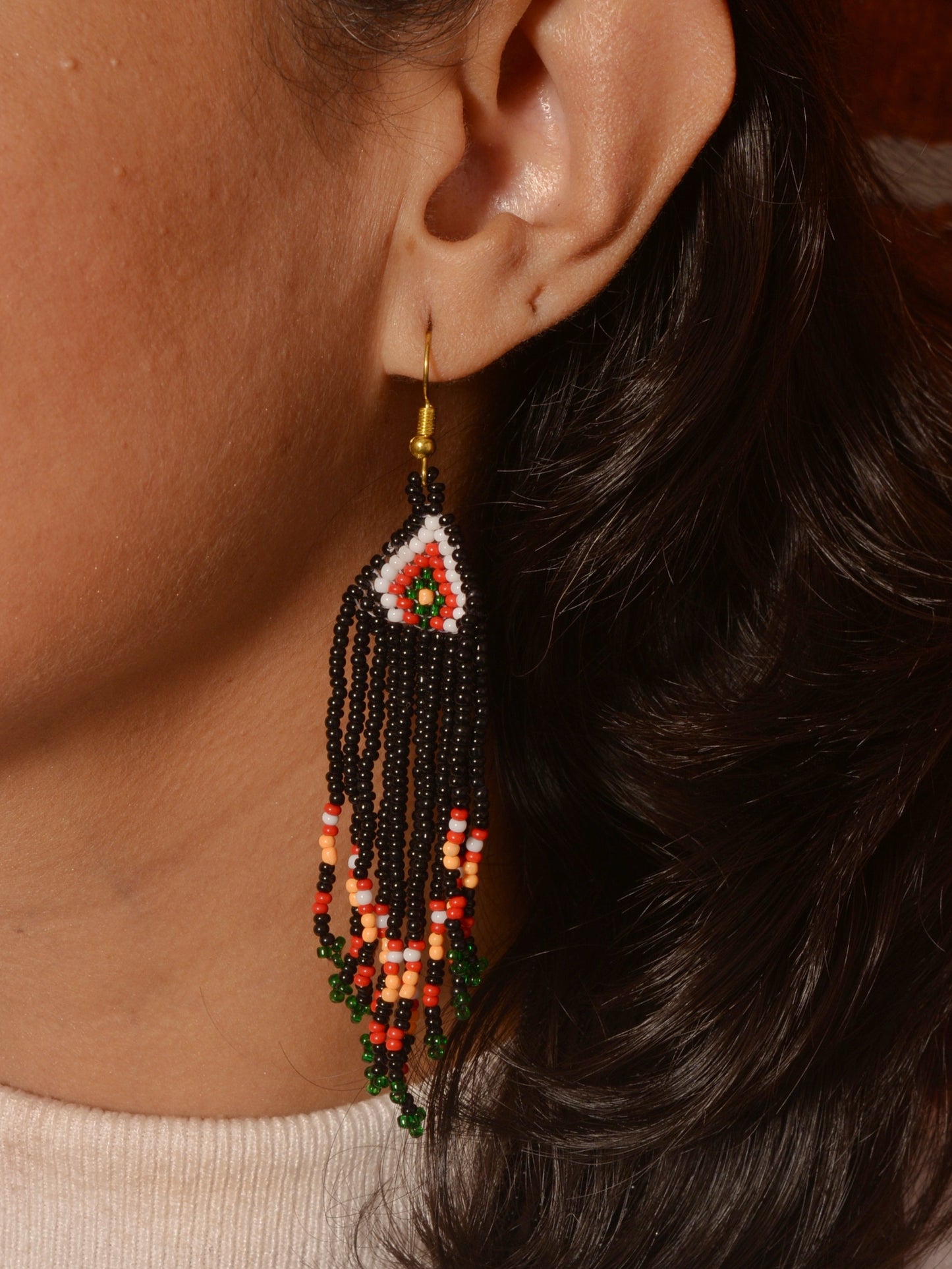 Seleta Beads Necklace & Earrings Set