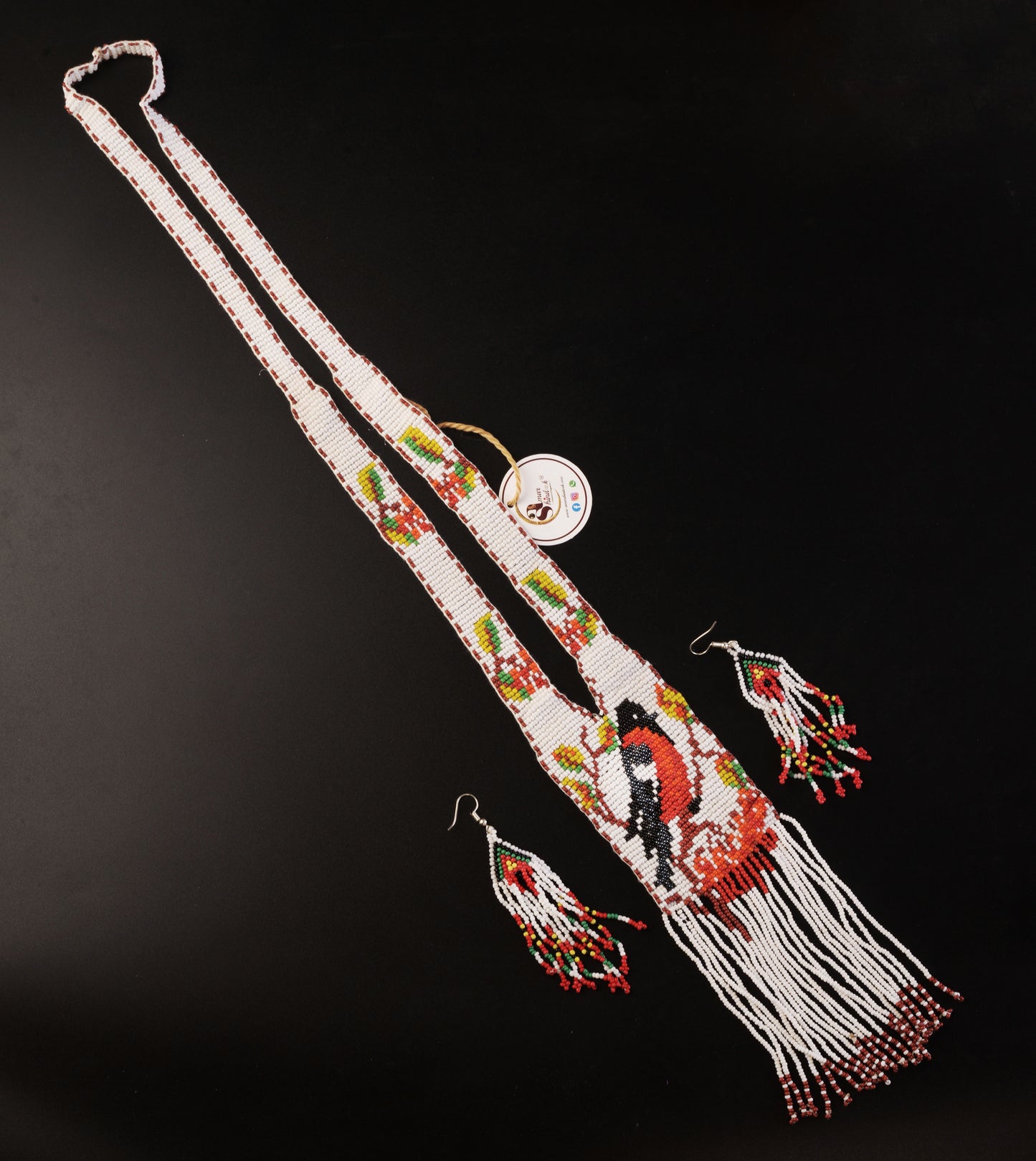 Zemora Beads Necklace & Earrings Set