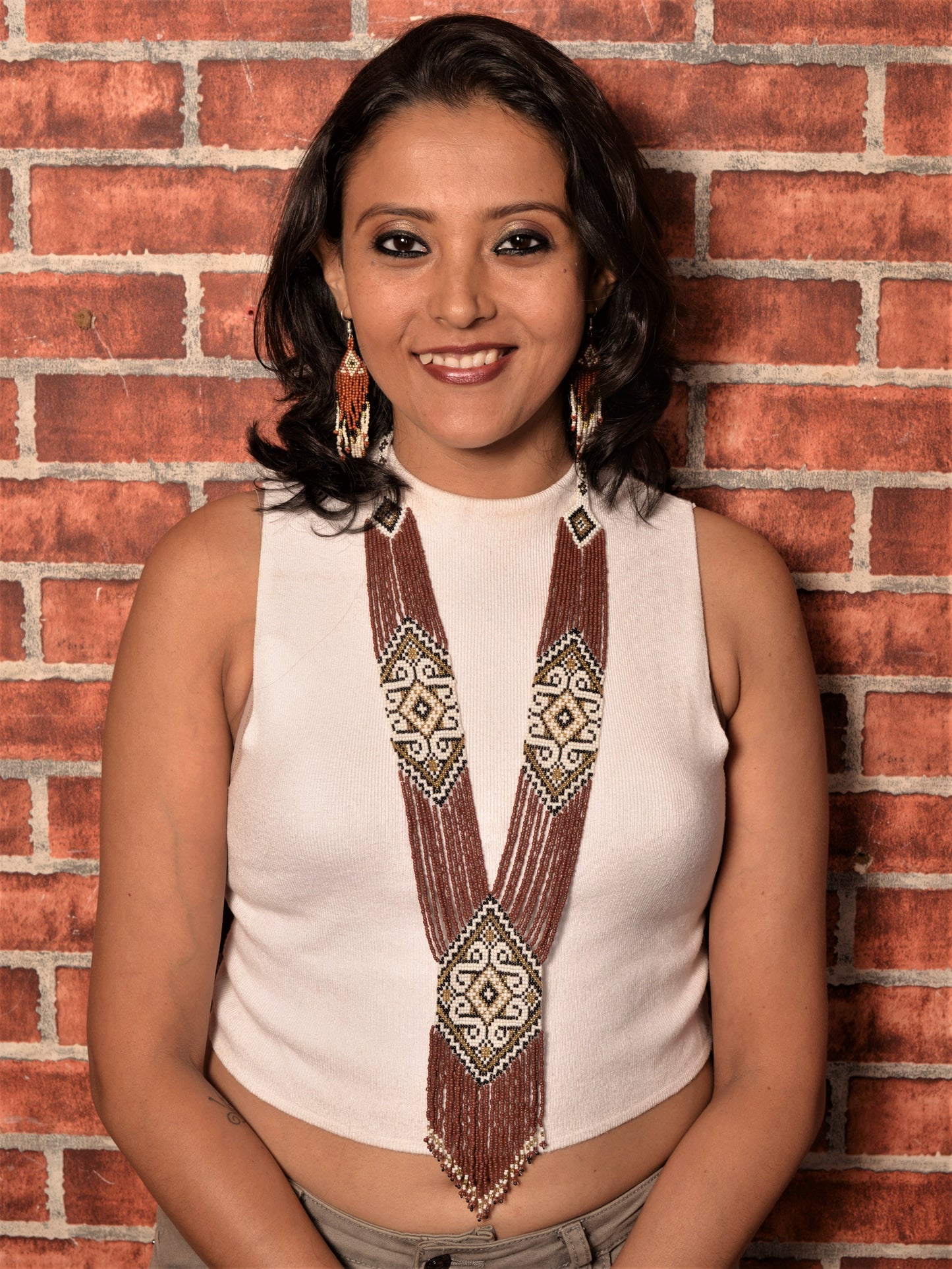 Yosepha Beads Necklace & Earrings Set