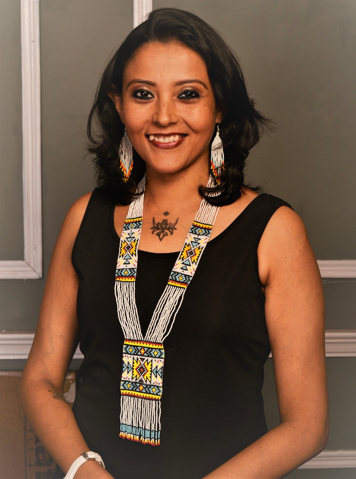 Orali Beads Necklace & Earrings Set