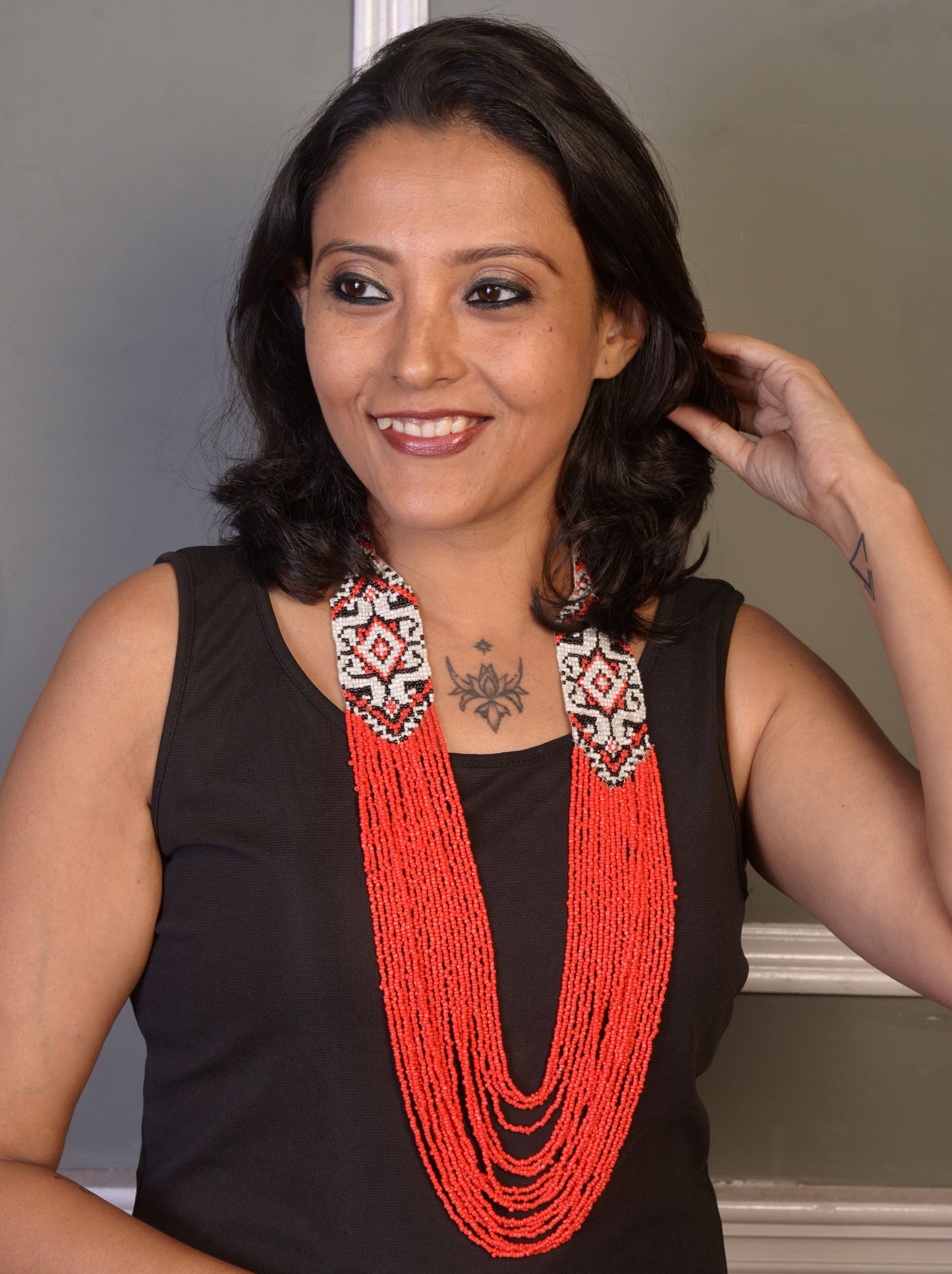 Aaliya Beads Multilayered Necklace