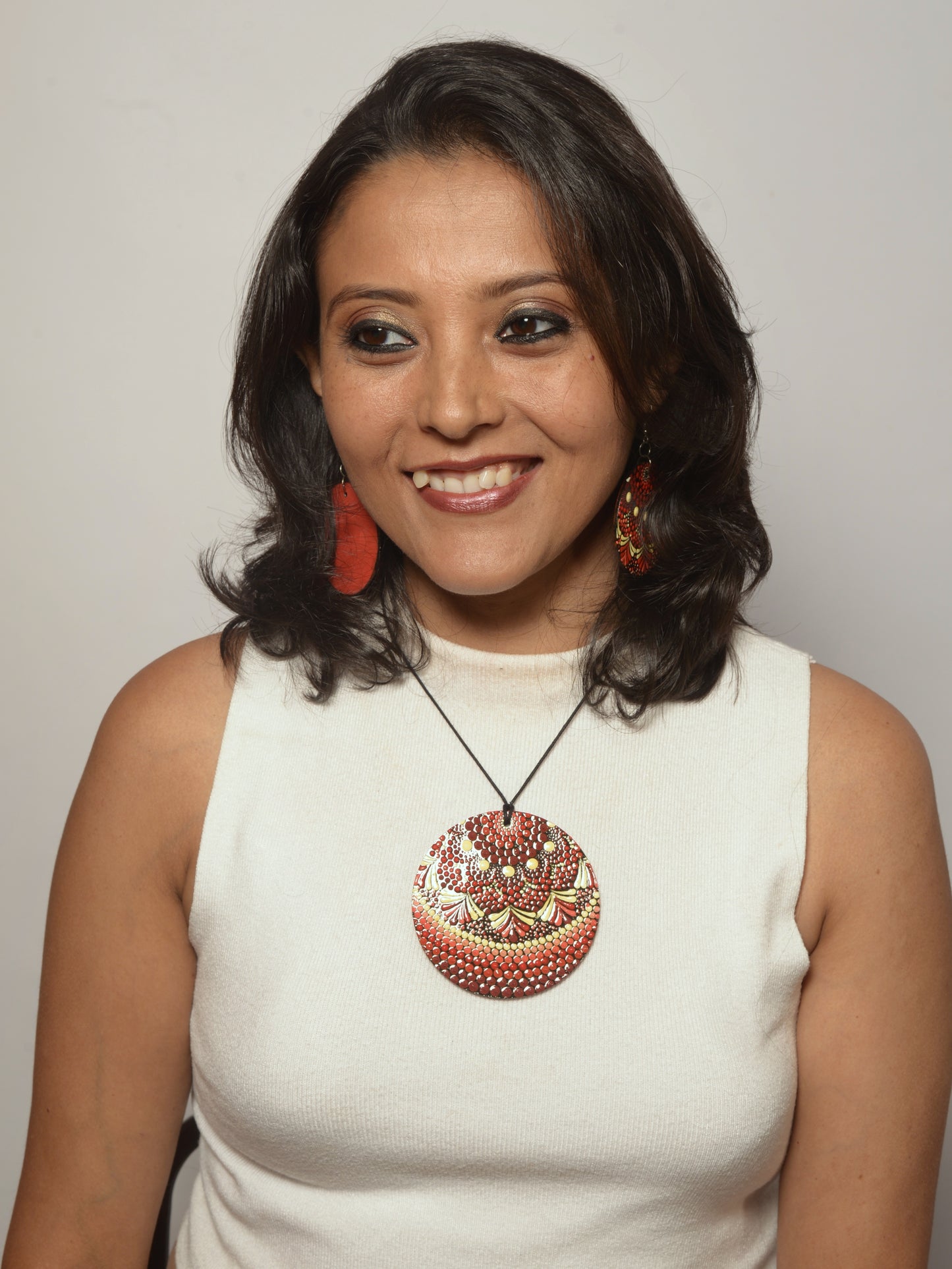 Surya Mandala Pendant & Earrings set