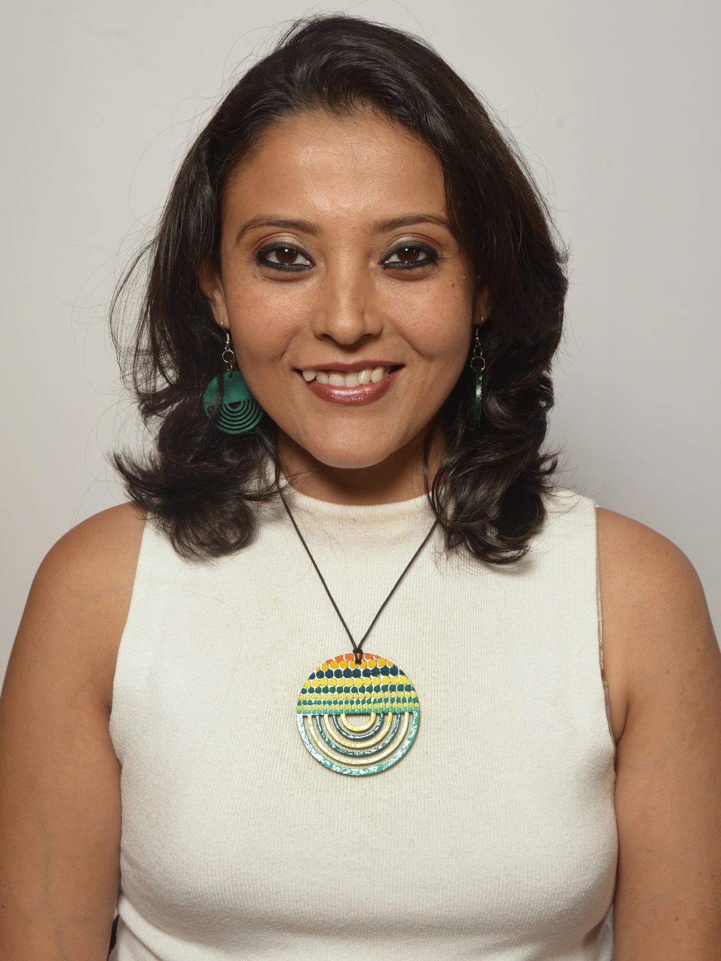 Aarya Mandala Pendant & Earrings set