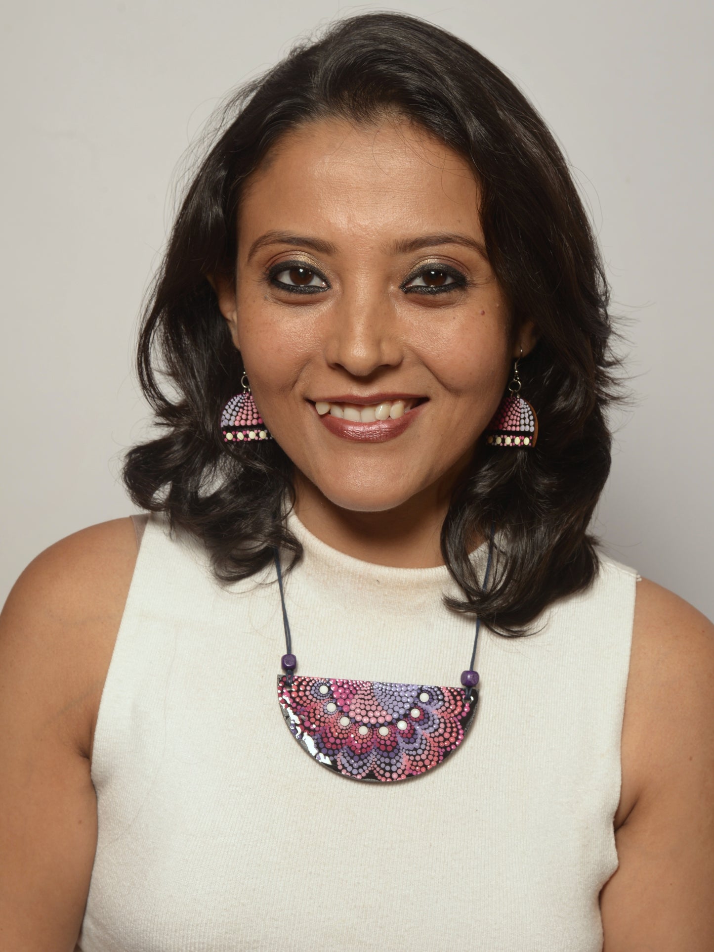 Eesha Mandala Pendant & Earrings set