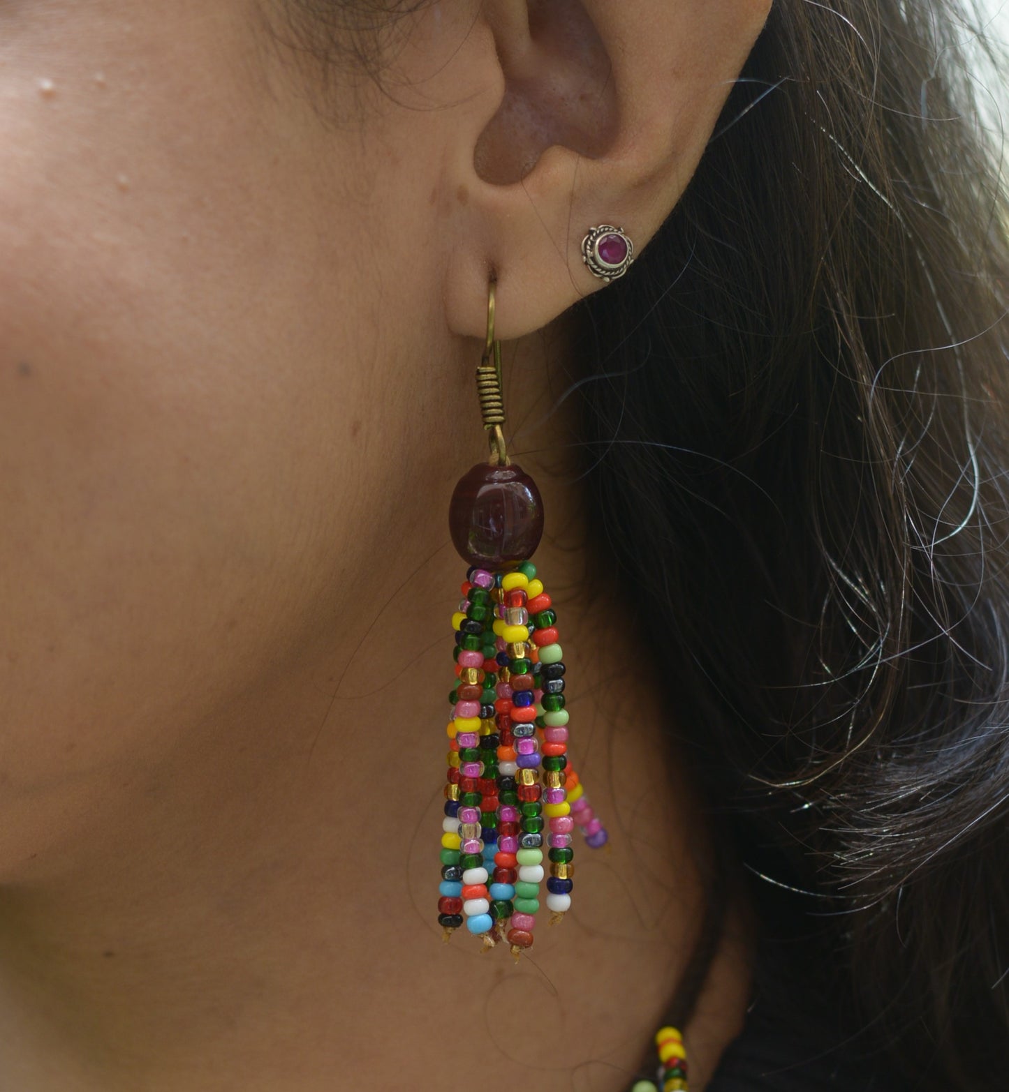 Wilma Naga Tribal Necklace & Earrings set