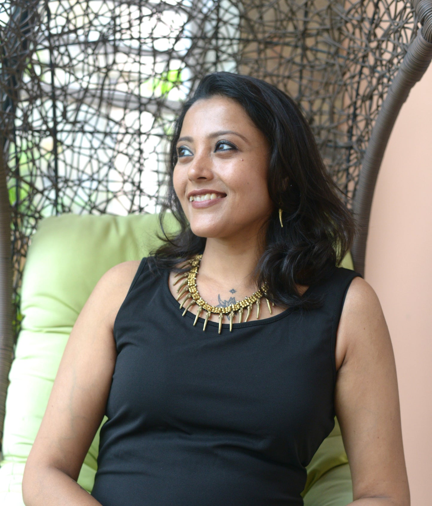 Roop Dokra Jewellery Necklace & Earrings Set