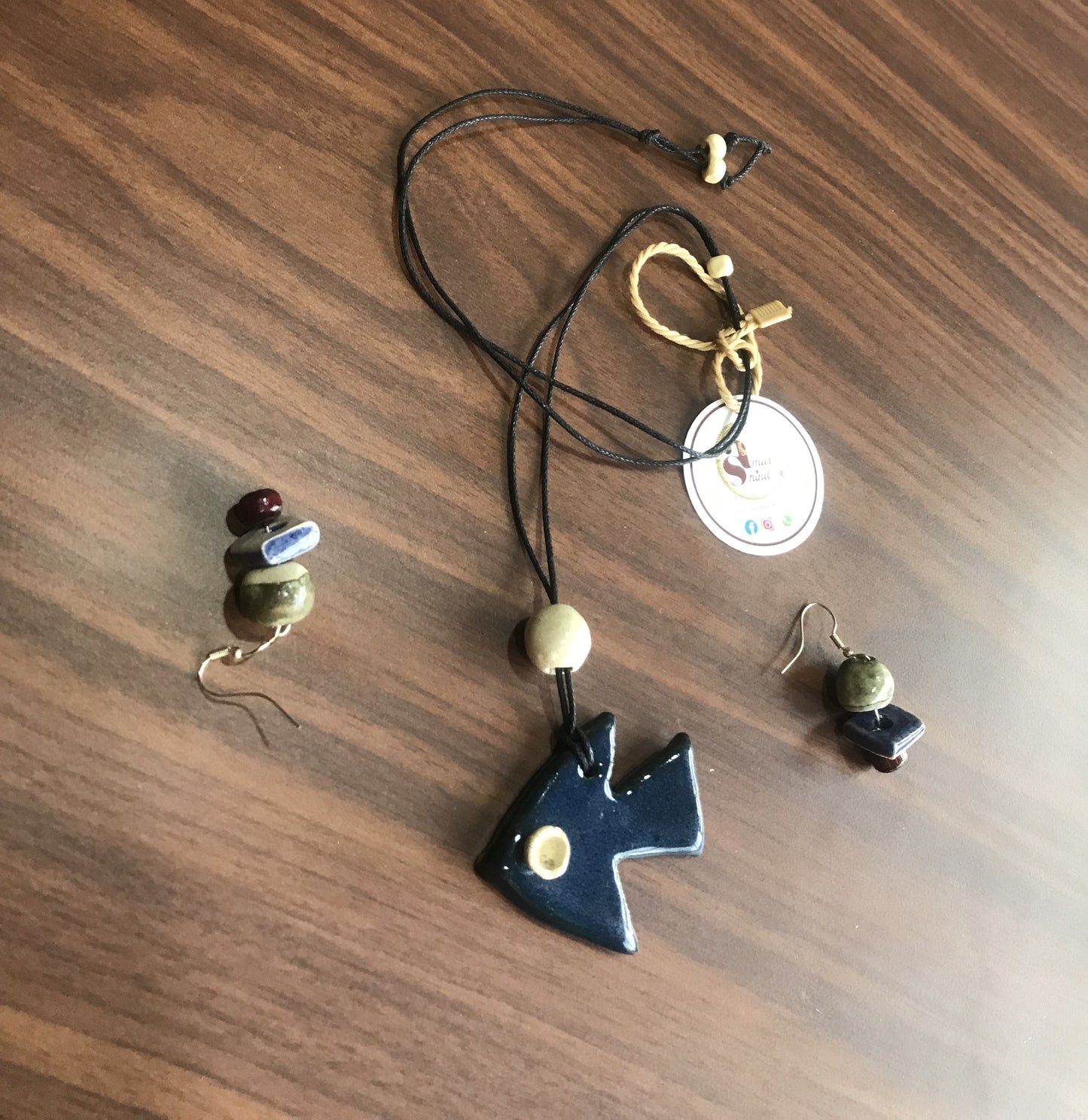 Raaya Ceramic Necklace & Earring set