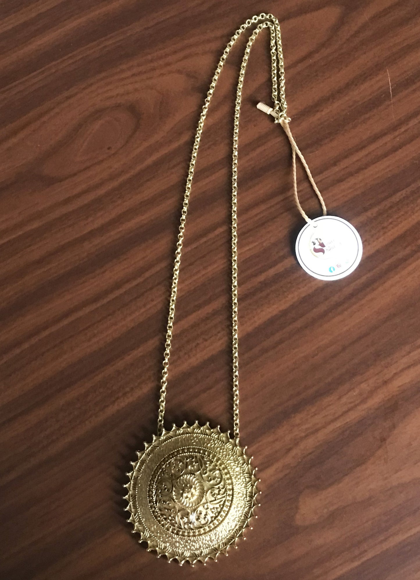 Shuchi Brass Pendant