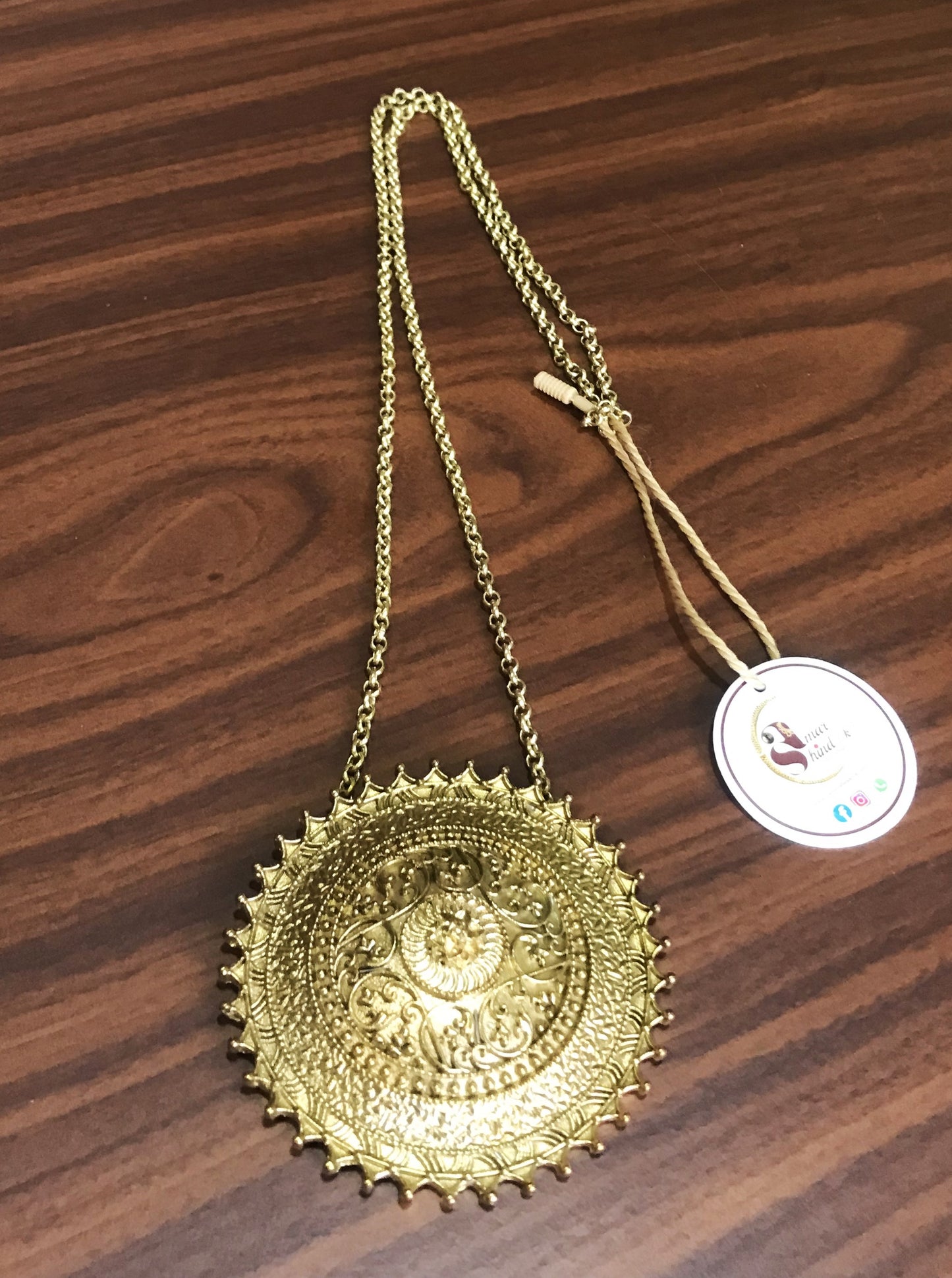 Shuchi Brass Pendant