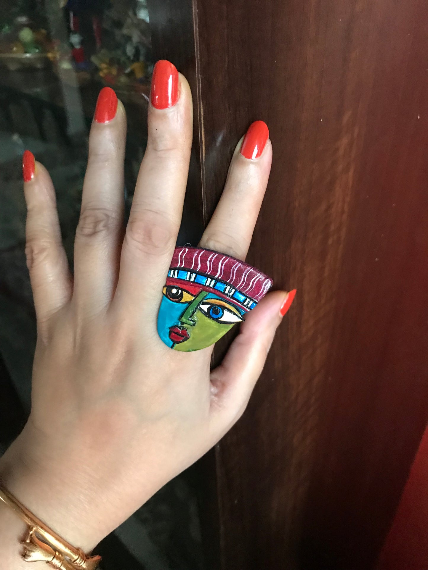 Kashvi Clay Finger Ring